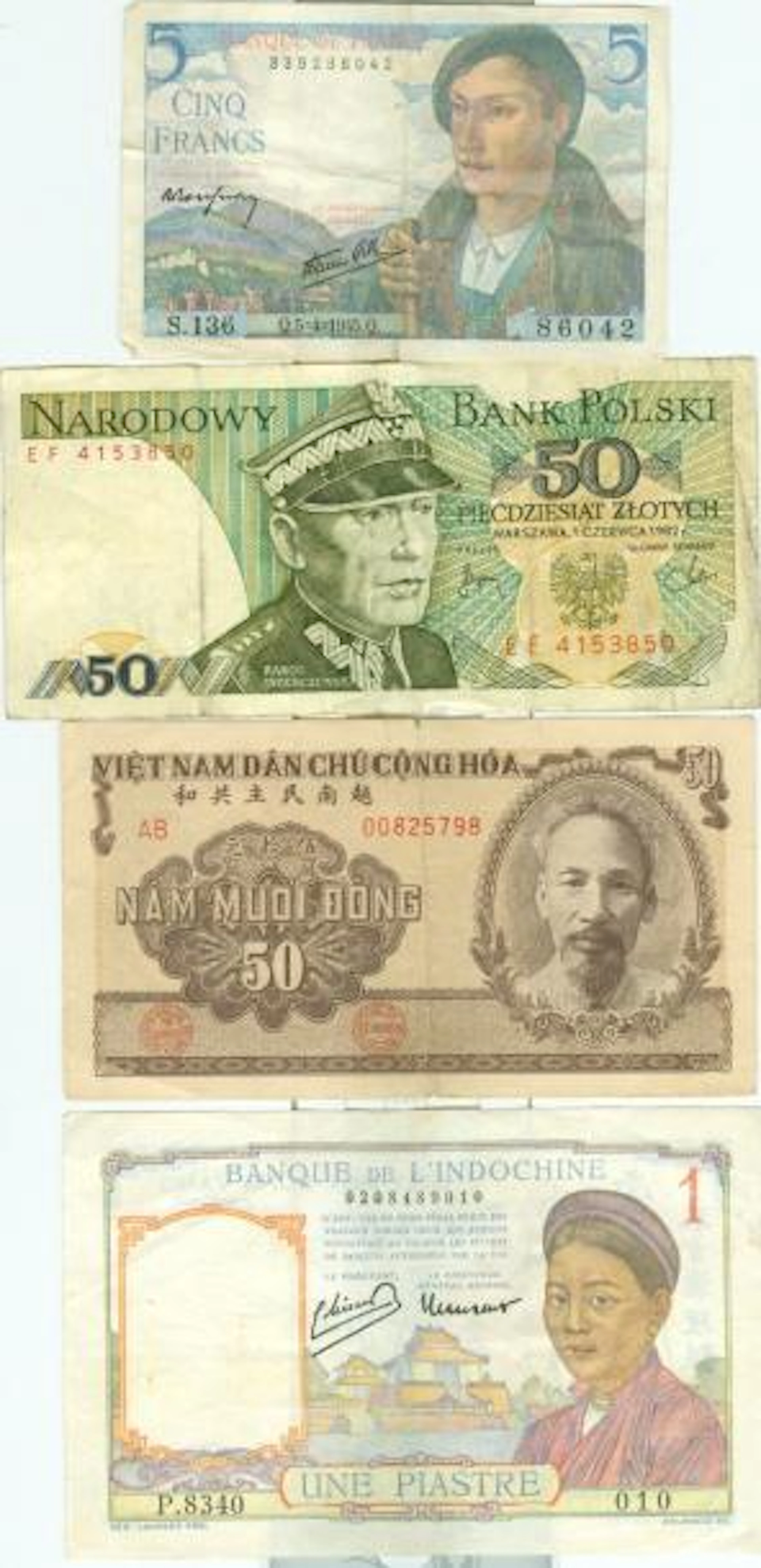 33 NUMISMATIQUE BILLETS: France & Etrangers