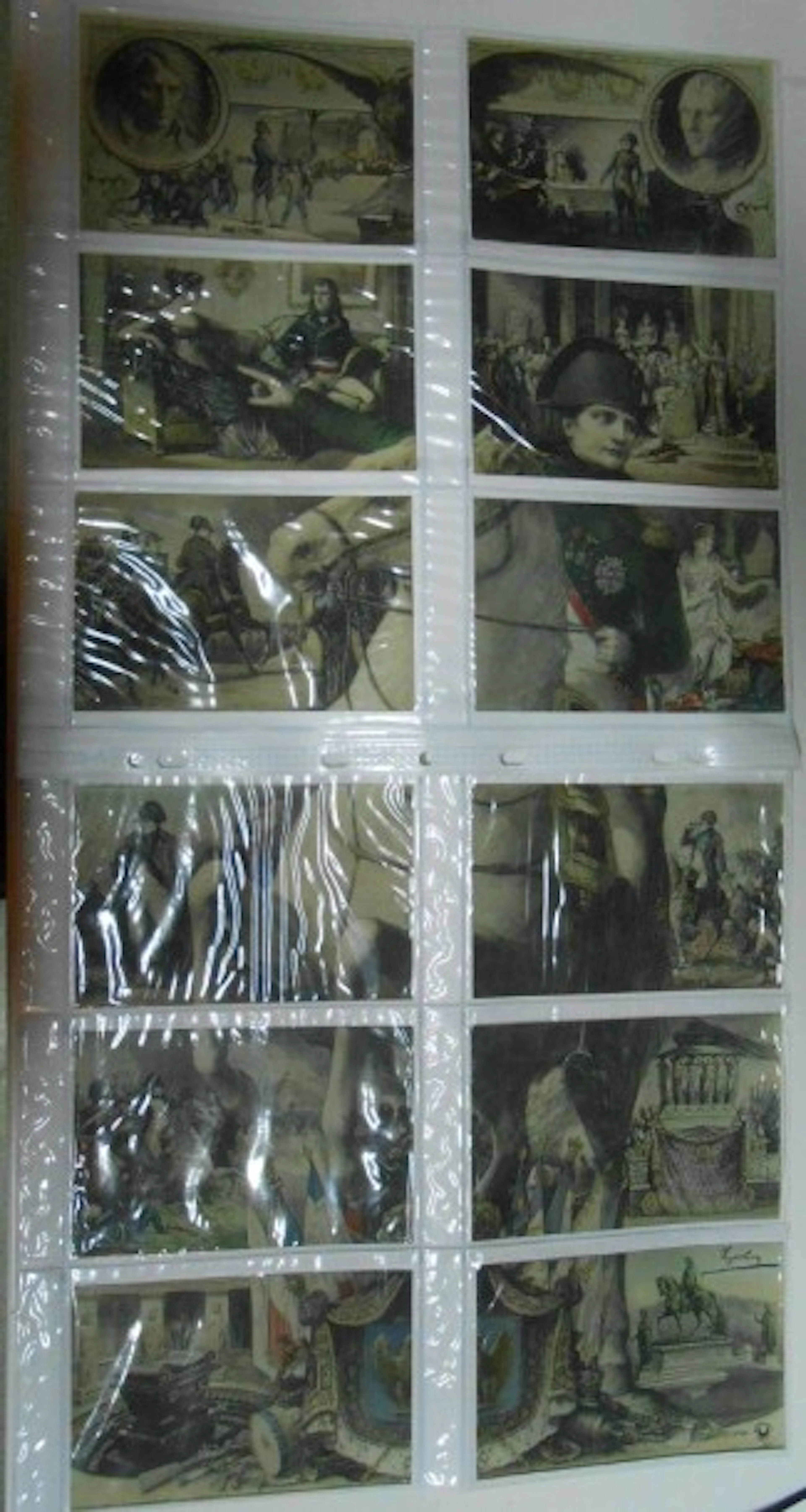 12 CARTES POSTALES FANTAISIE : Puzzle complet et bel état
