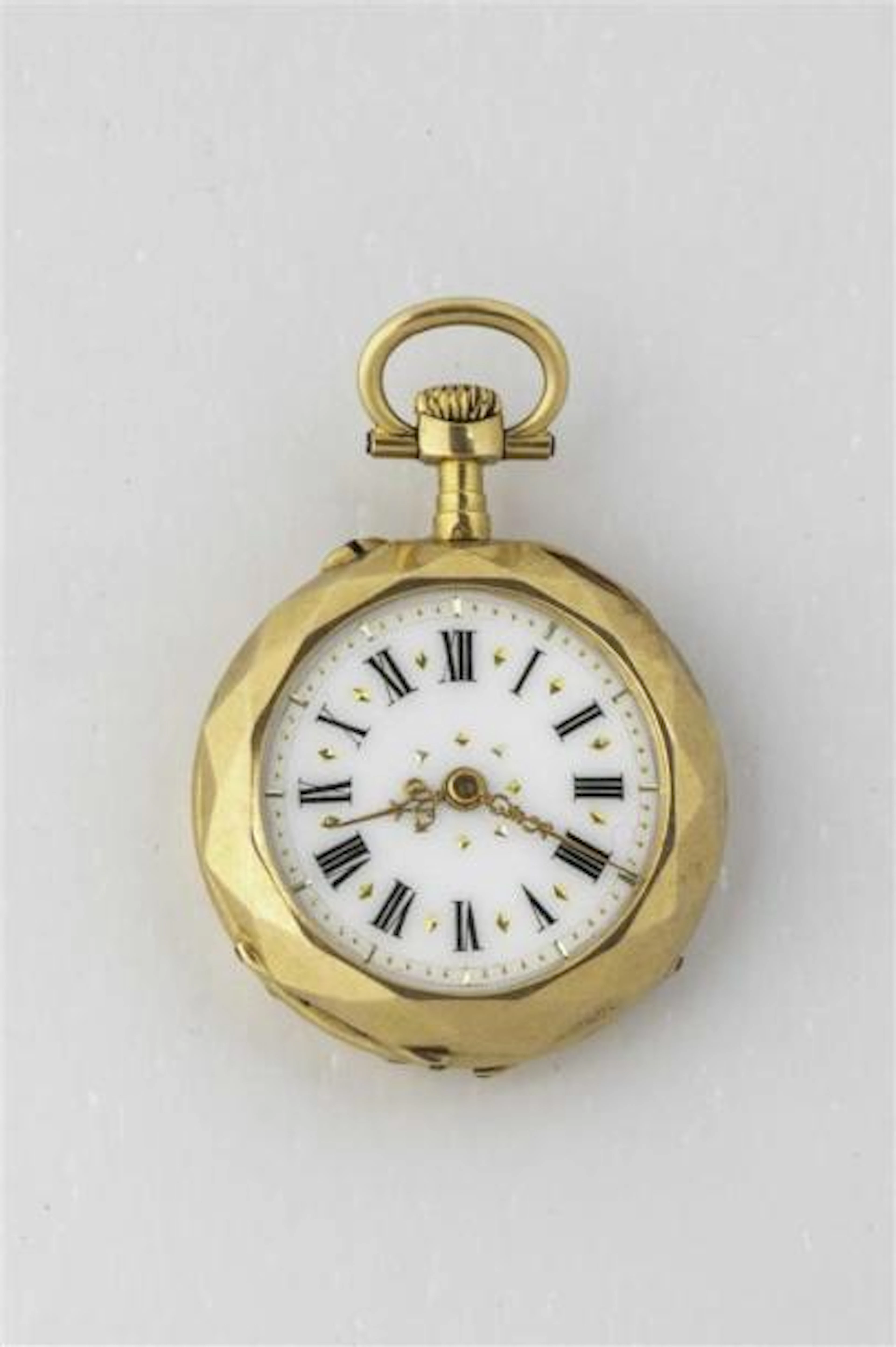 Montre de col en or jaune 750 millièmes,…