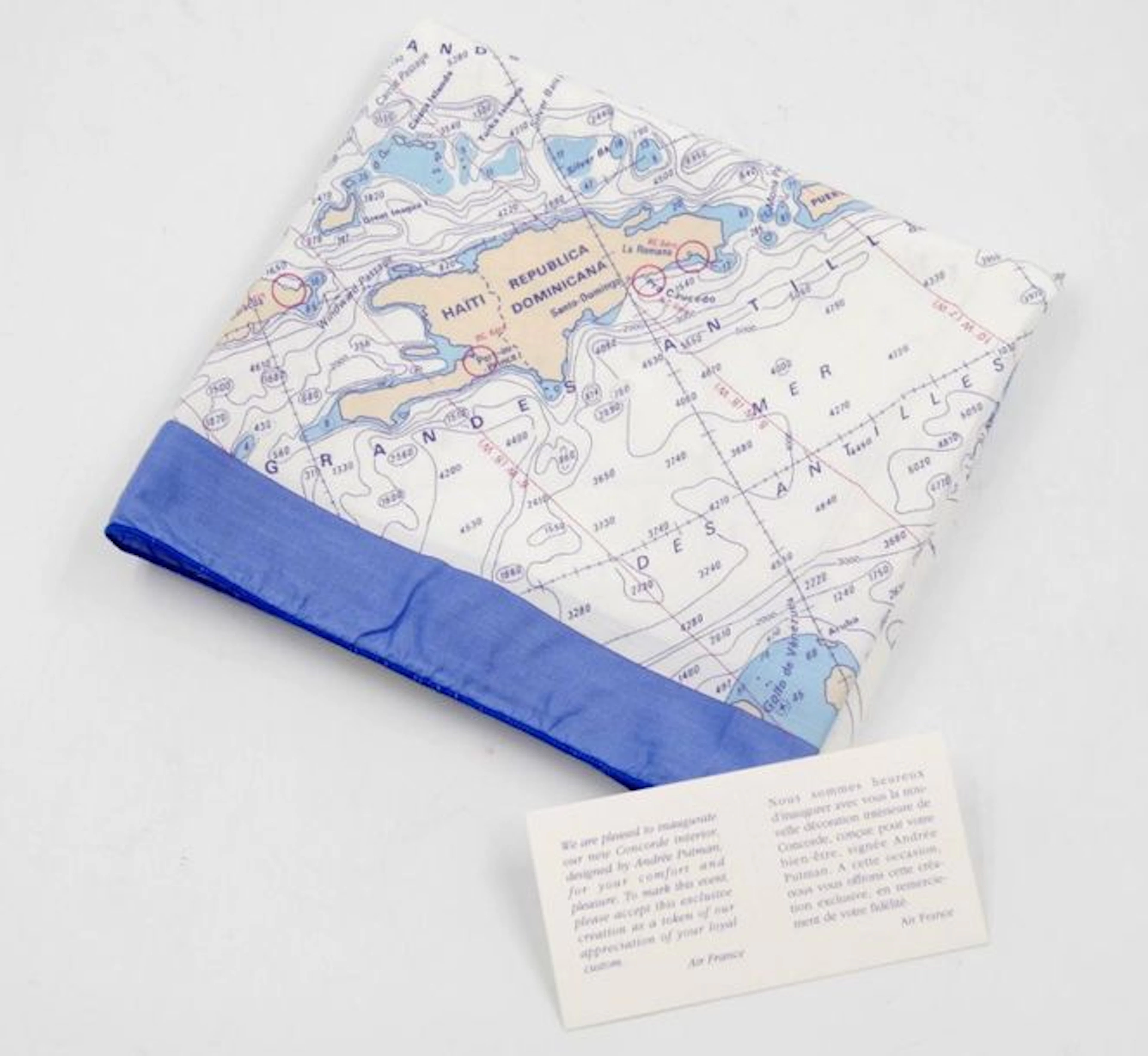 CONCORDE - AIR FRANCE Foulard en coton, d'après…
