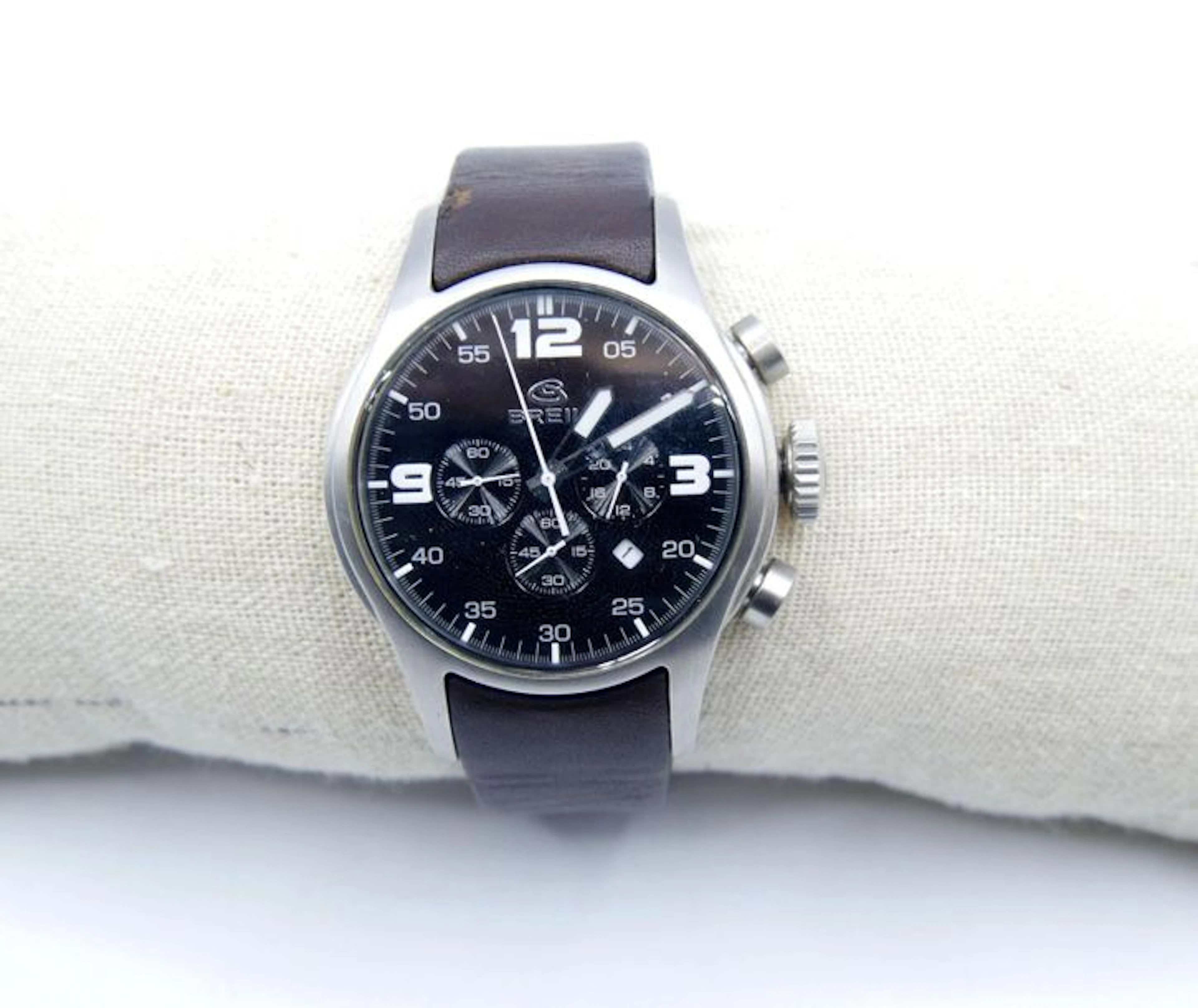 BREIL, Montre d'homme chronographe en acier…