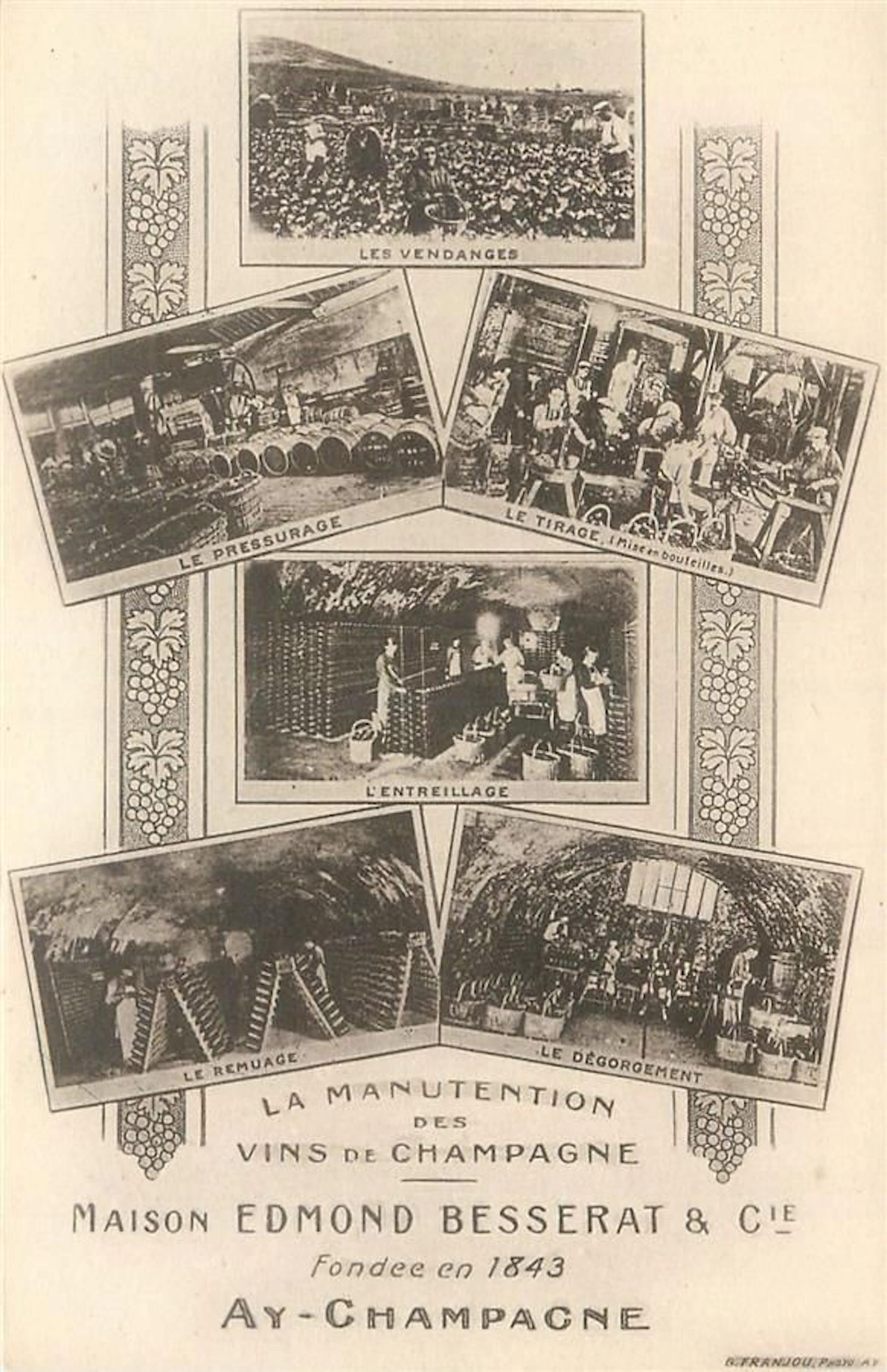 26 CARTES POSTALES ALCOOL : Majorité Champagne.... - Lot 66 - Morand & Morand