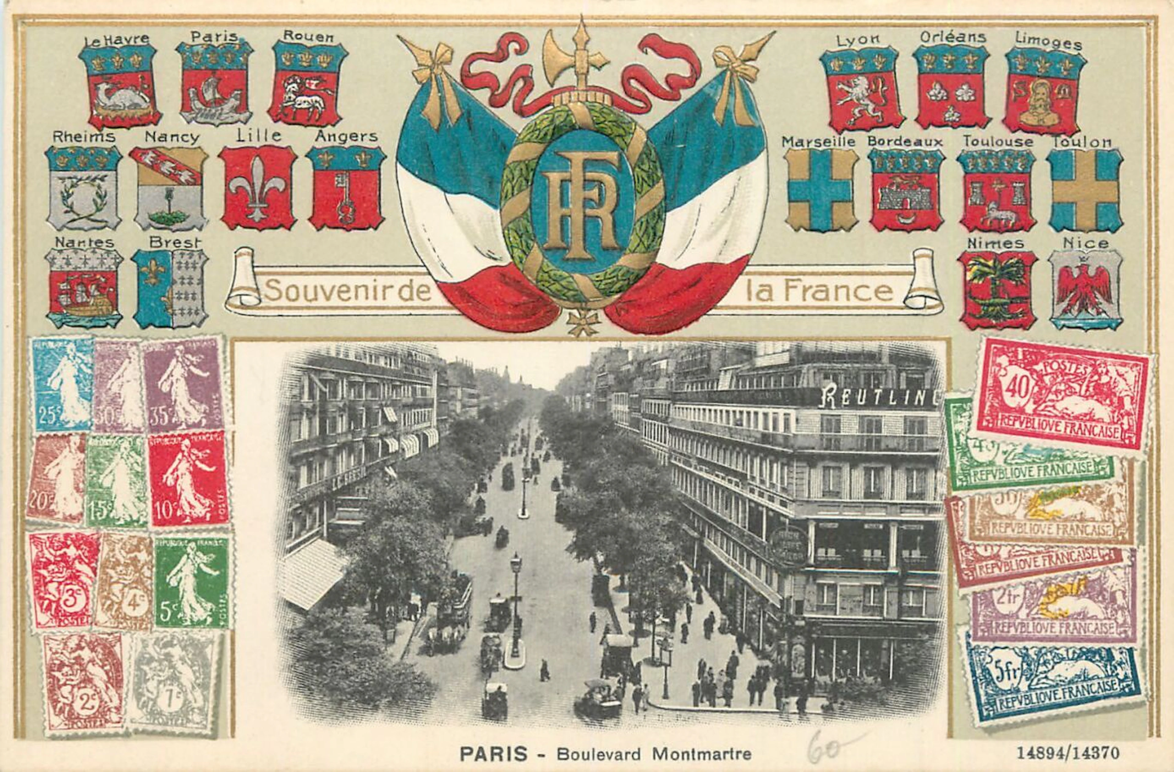 12 CARTES POSTALES PARIS : Cartes illustrées... - Lot 167 - Morand & Morand