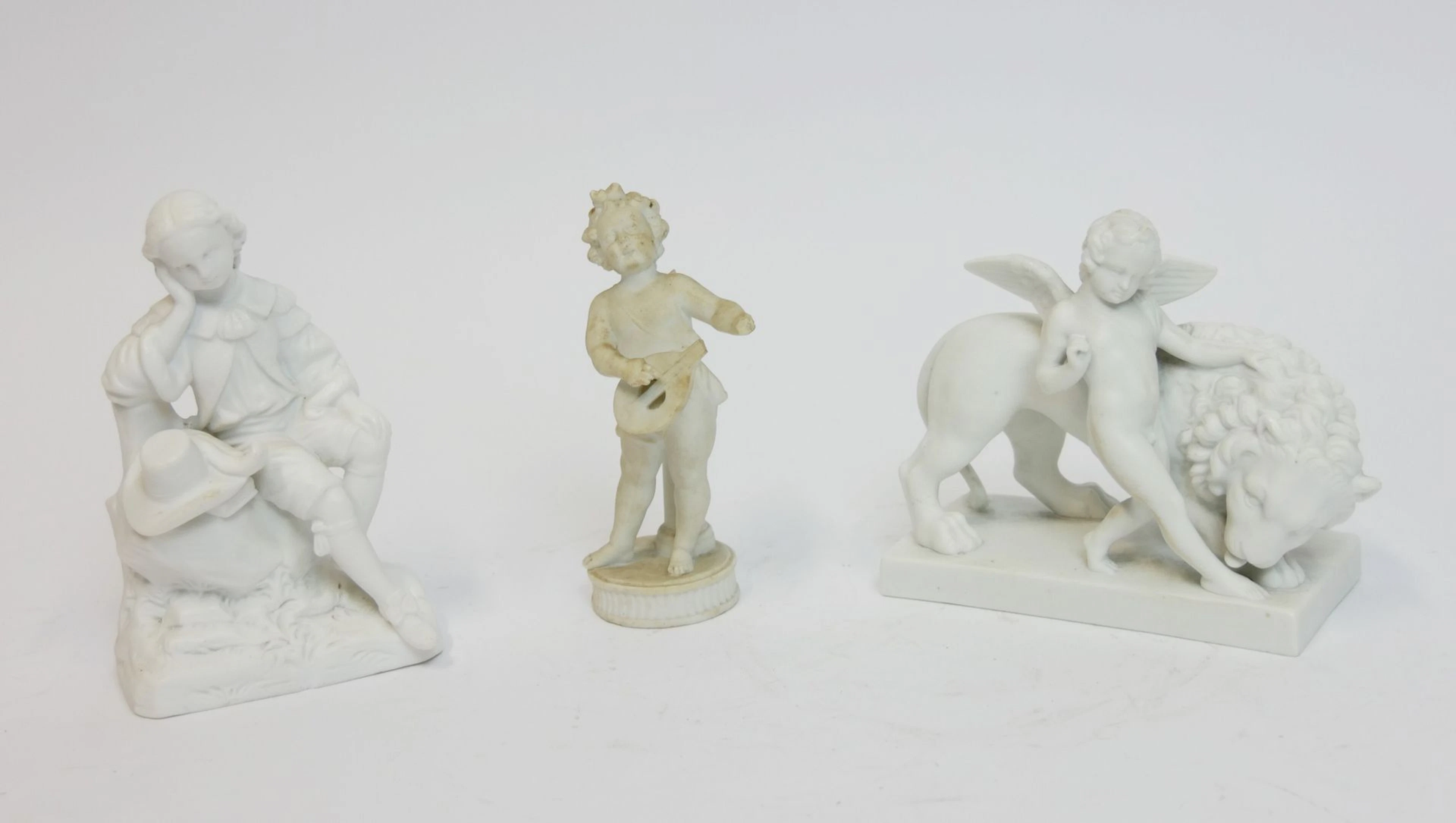 Lot de sculptures en biscuit de porcelaine... - Lot 123 - Morand & Morand