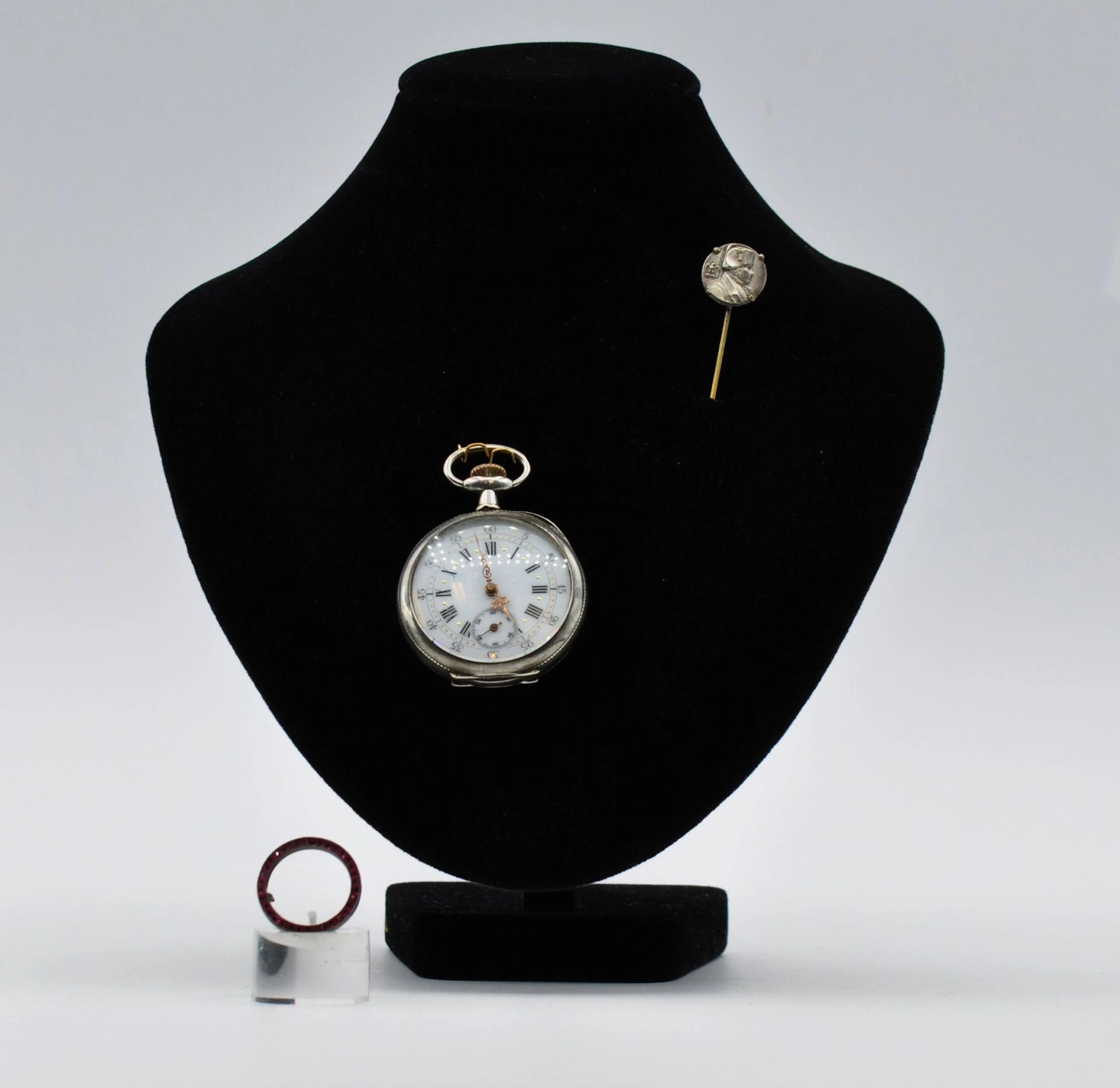 Montre gousset en argent, cadran email et... - Lot 63 - Morand & Morand