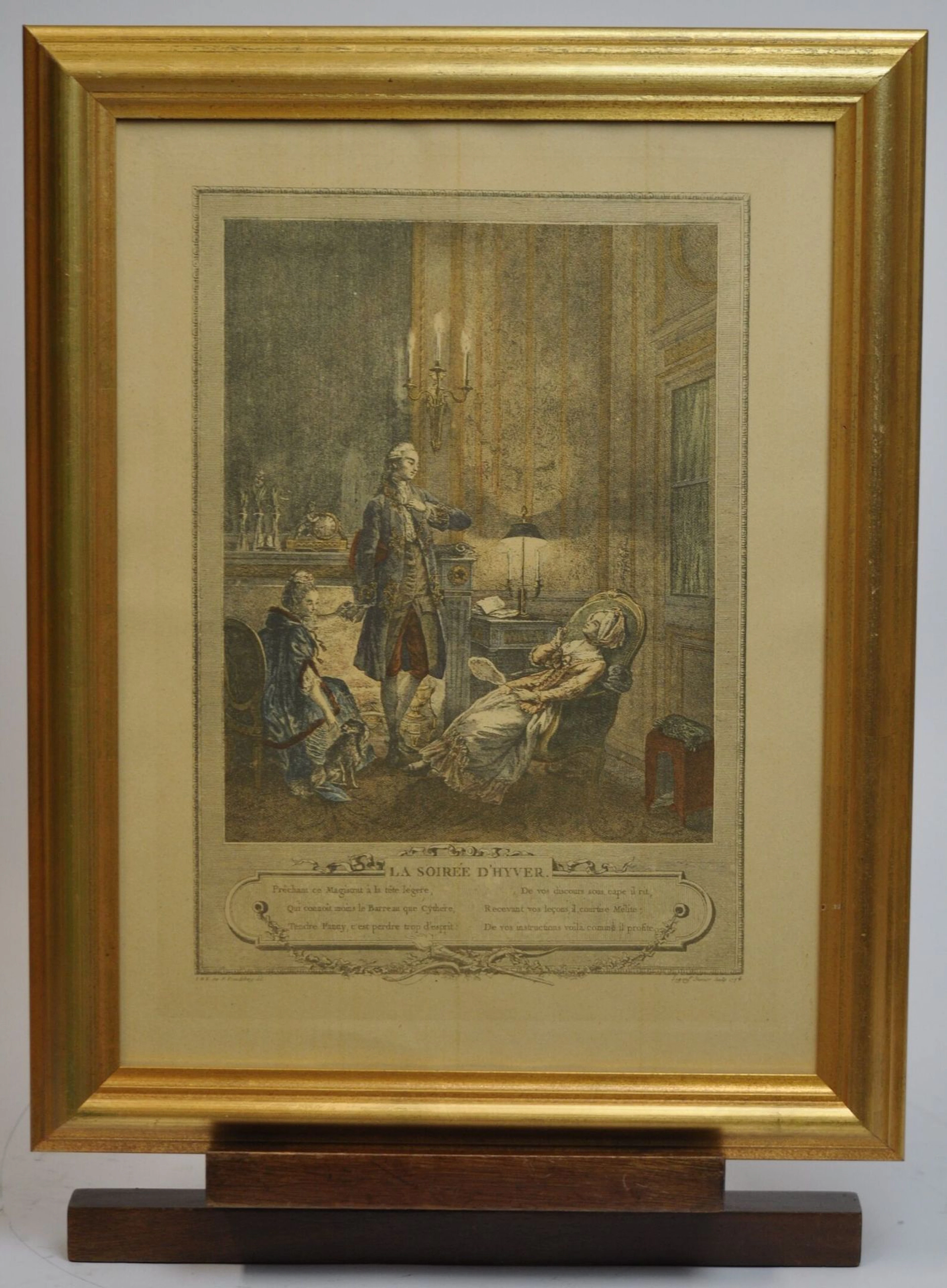 D'après FREUDEBERG La soirée d'hyver Gravure... - Lot 8 - Morand & Morand