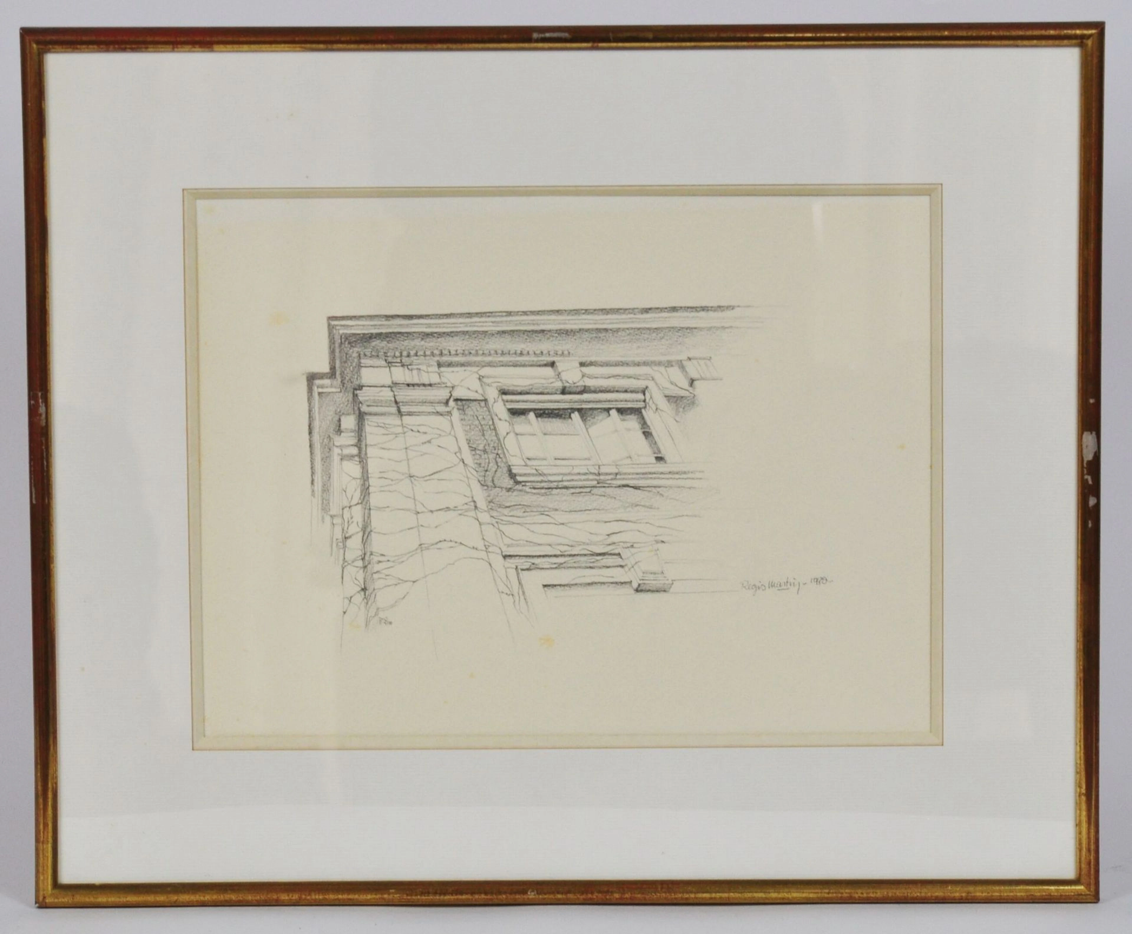 Régis MARTIN Corniche Dessin au crayon... - Lot 10 - Morand & Morand