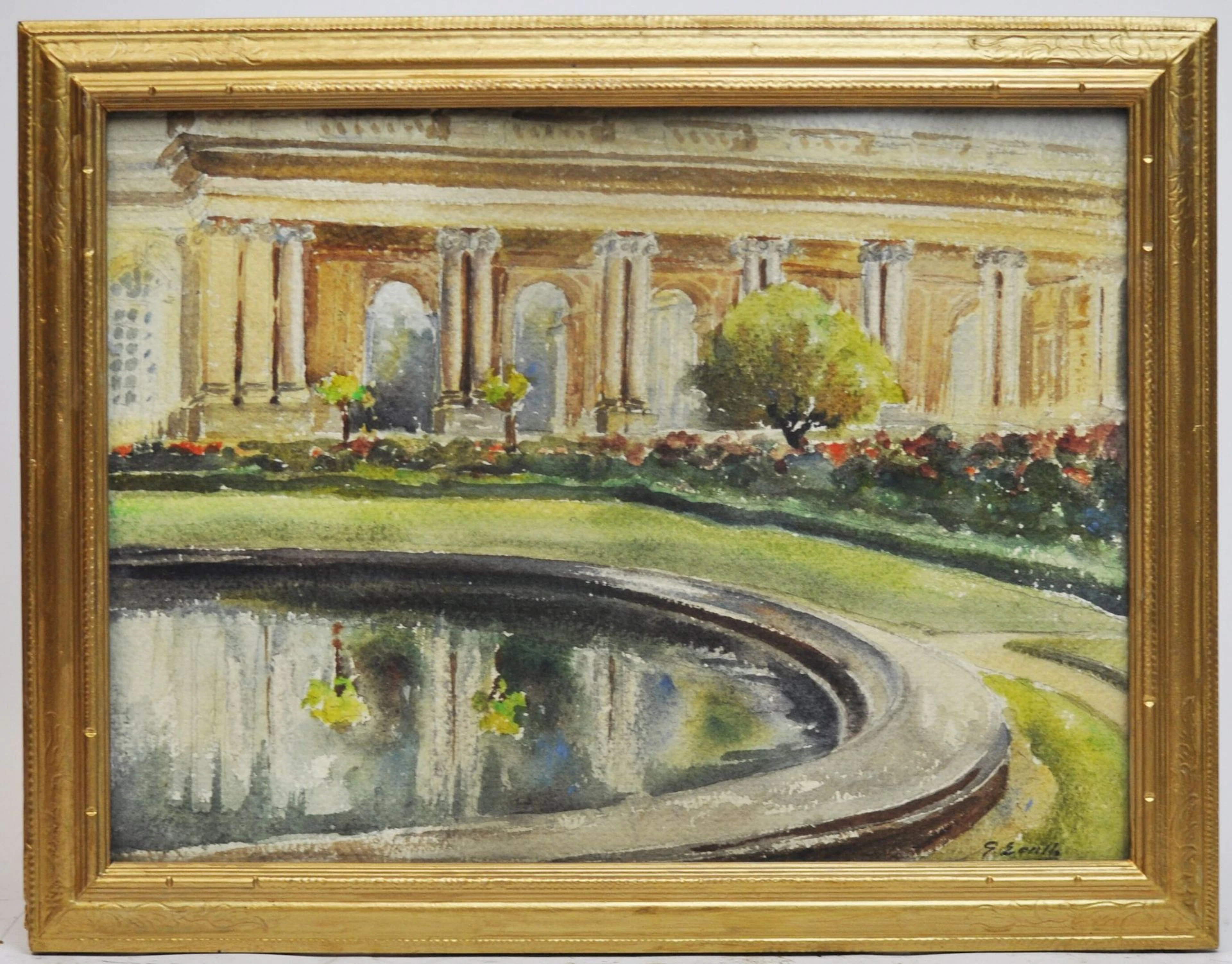Ecole française du XXème siècle Cour intérieure... - Lot 27 - Morand & Morand