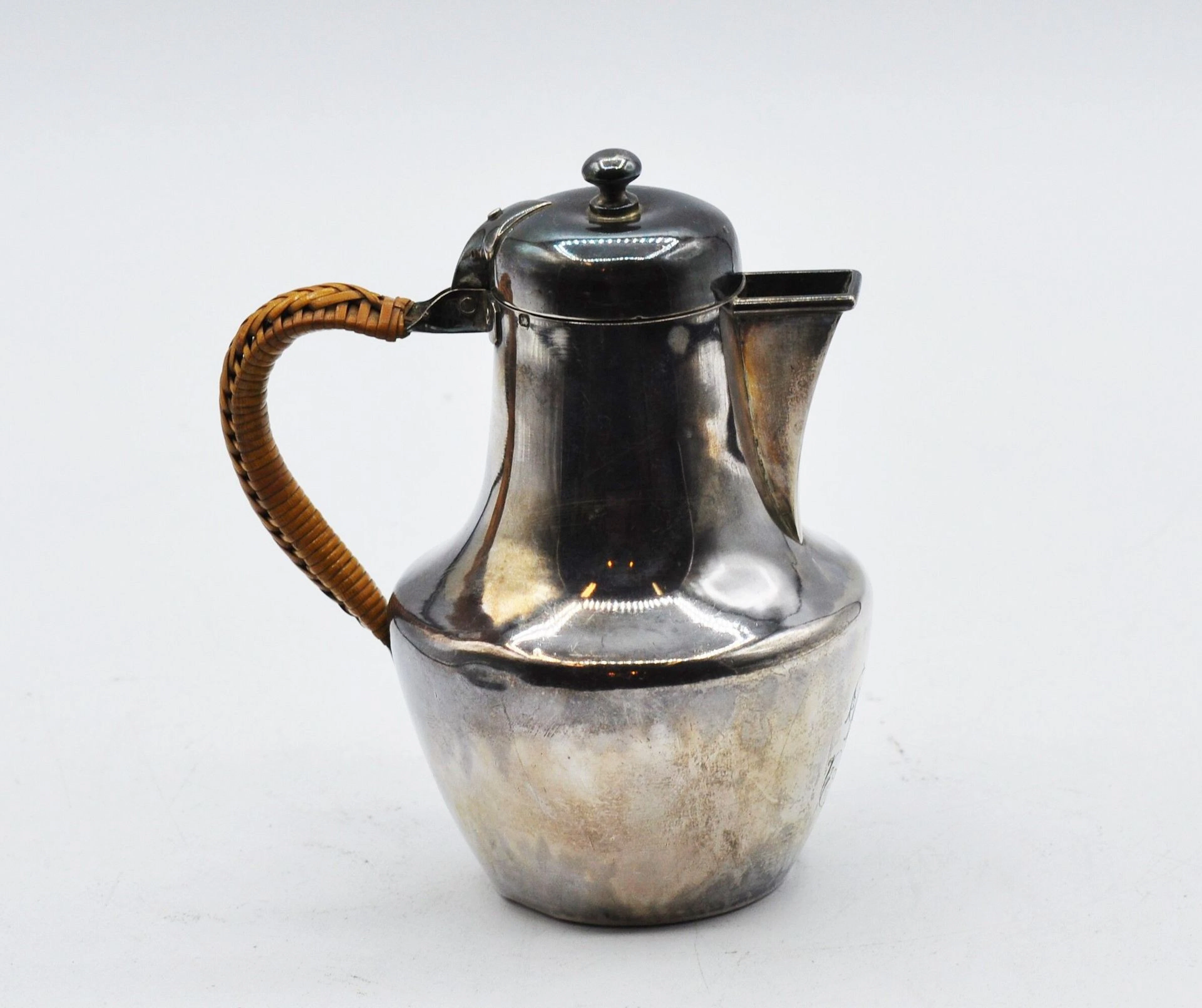 Petite verseuse marabout en argent 950 millièmes... - Lot 81 - Morand & Morand