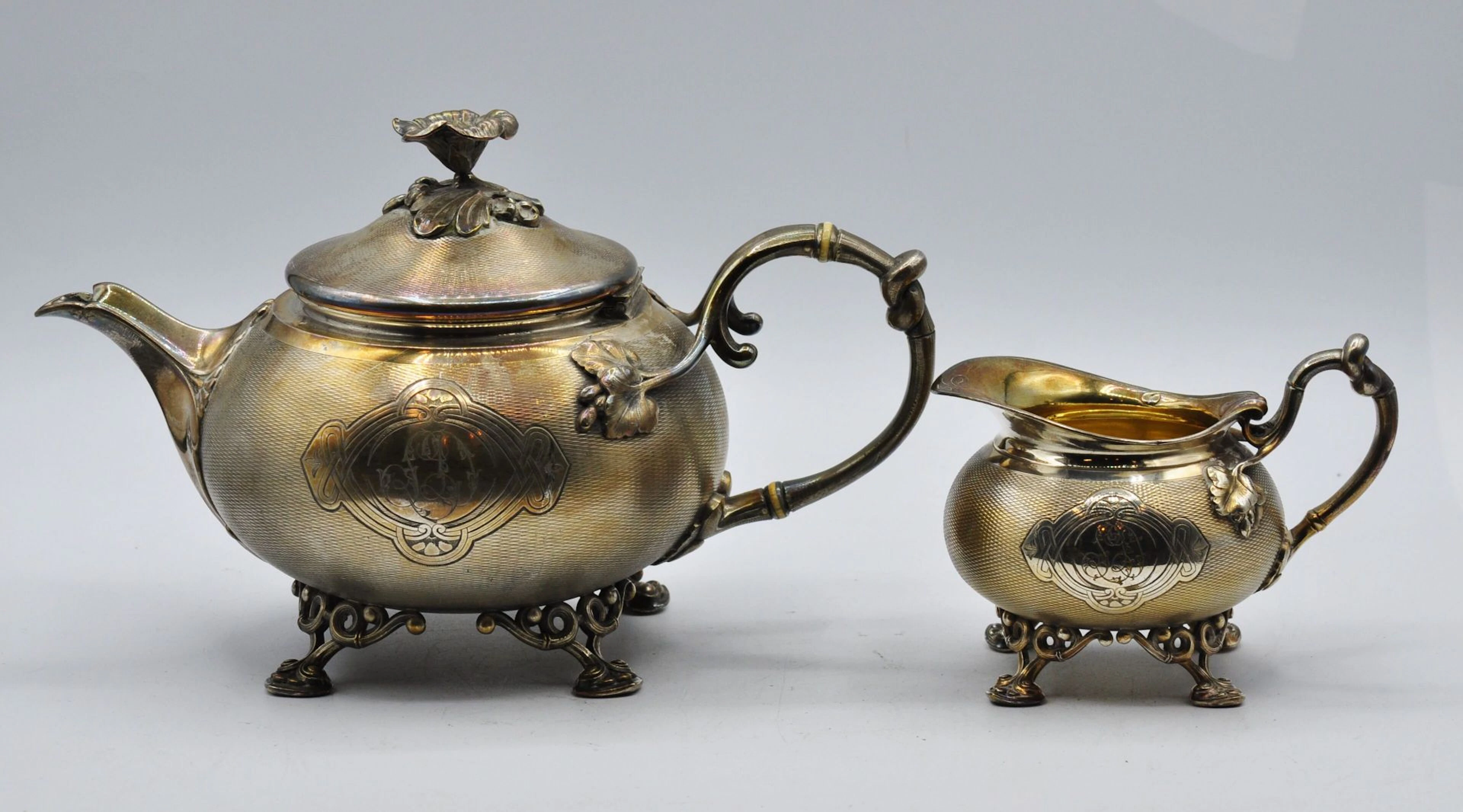 CHRISTOFLE Lot en métal argenté doré à décor... - Lot 118 - Morand & Morand