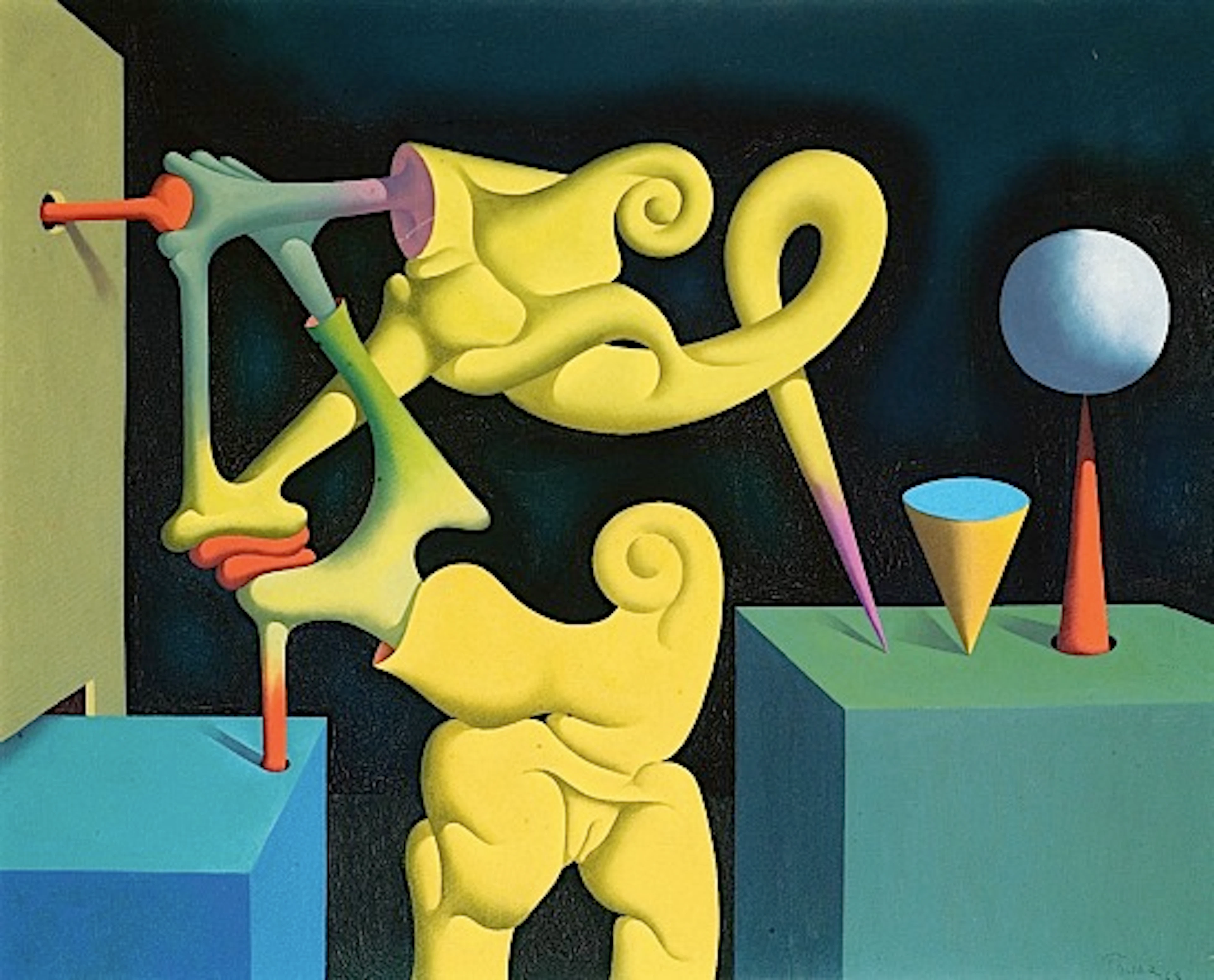 Ivan TOVAR (né en 1942) SANS TITRE, 1968 Huile sur toile