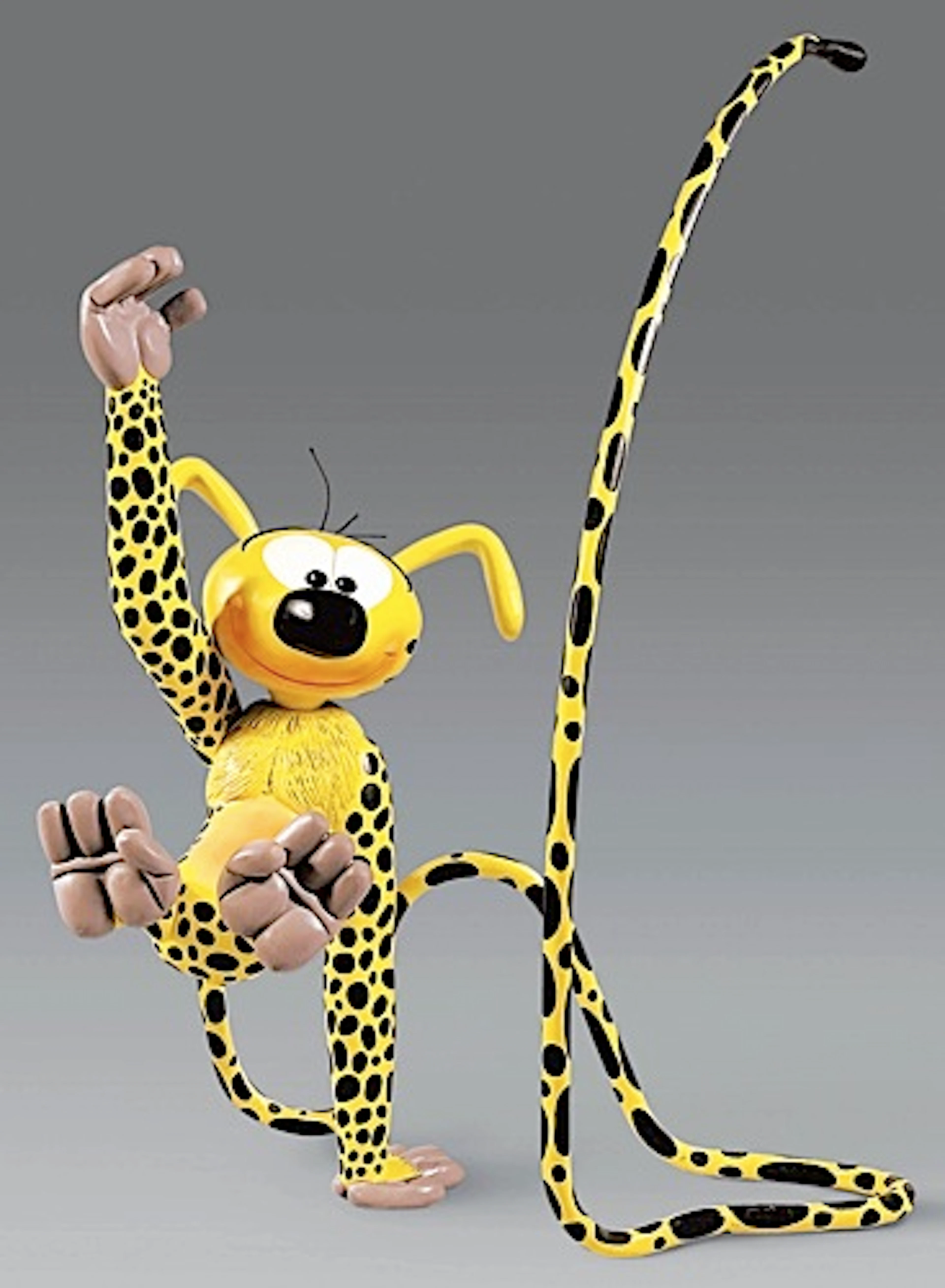 FRANQUIN LE MARSUPILAMI Sculpture réalisée en 1990 par Jean-Marie