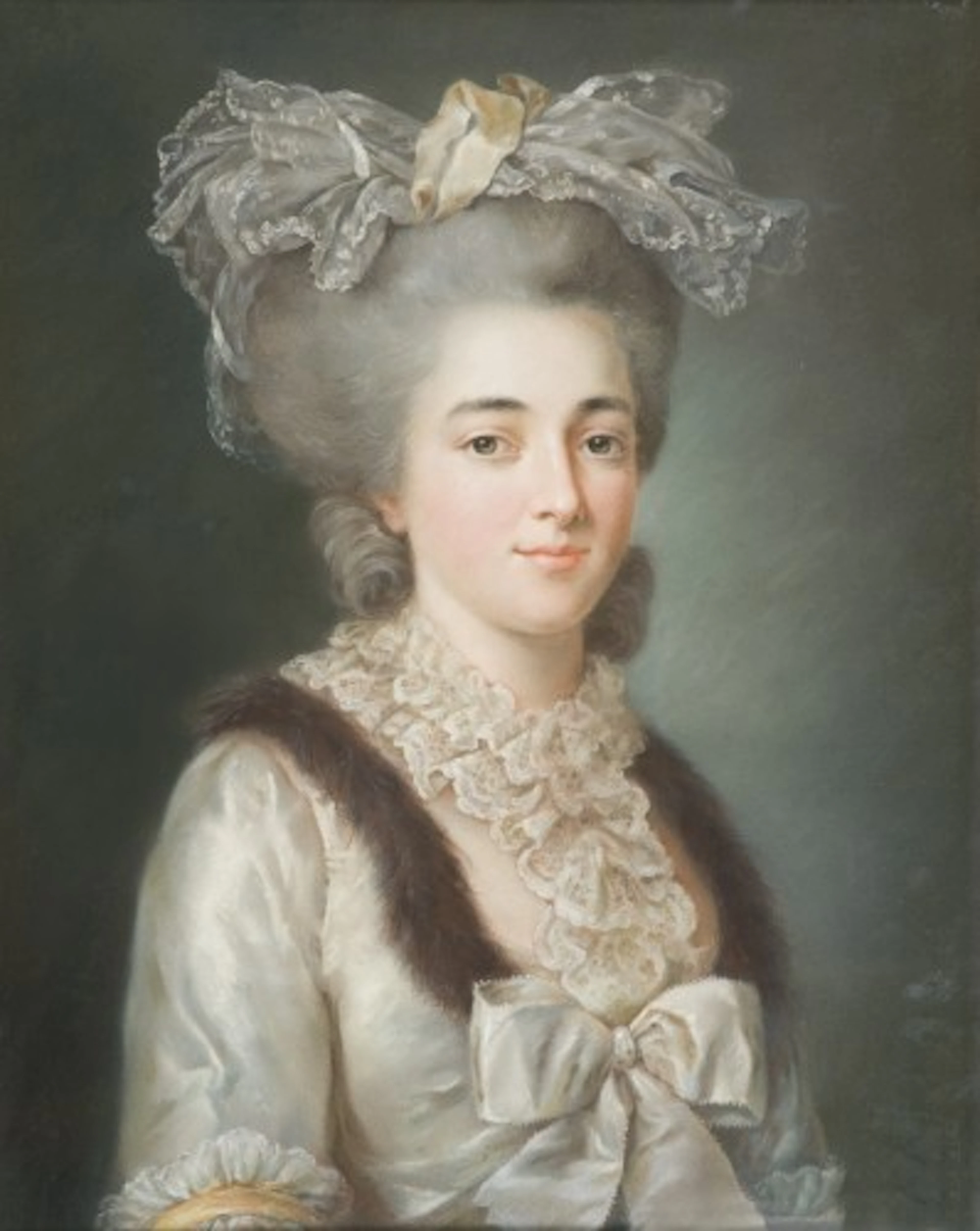 Ecole française vers 1780 Entourage dAdélaïde Labille-Guiard Portrait