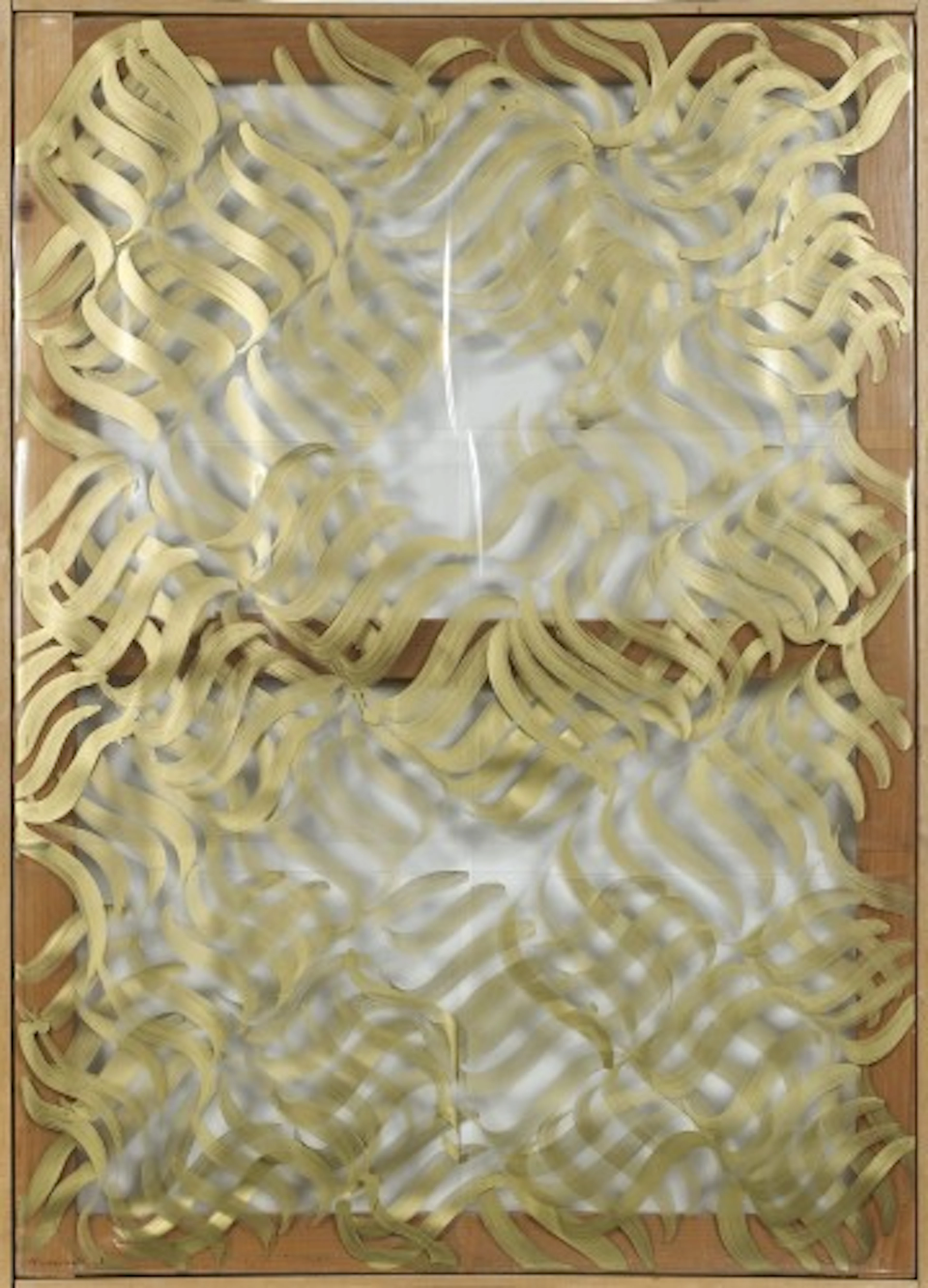 Carla ACCARDI (née en 1924) SEGNI ORO, 1967+76 Vernis sur sicofoil