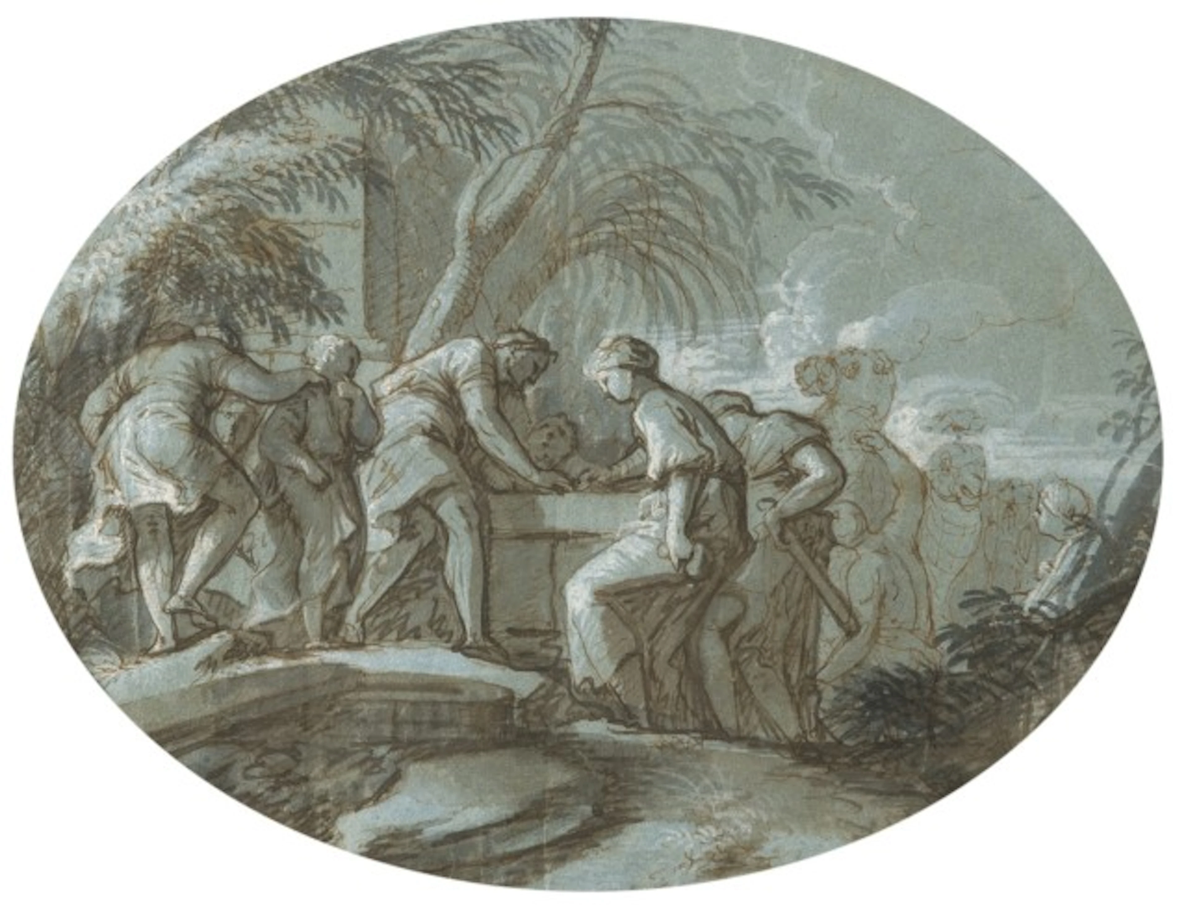 Attribué à Nicolas Vleughels Paris, 1668 - Rome, 1737 Joseph et ses