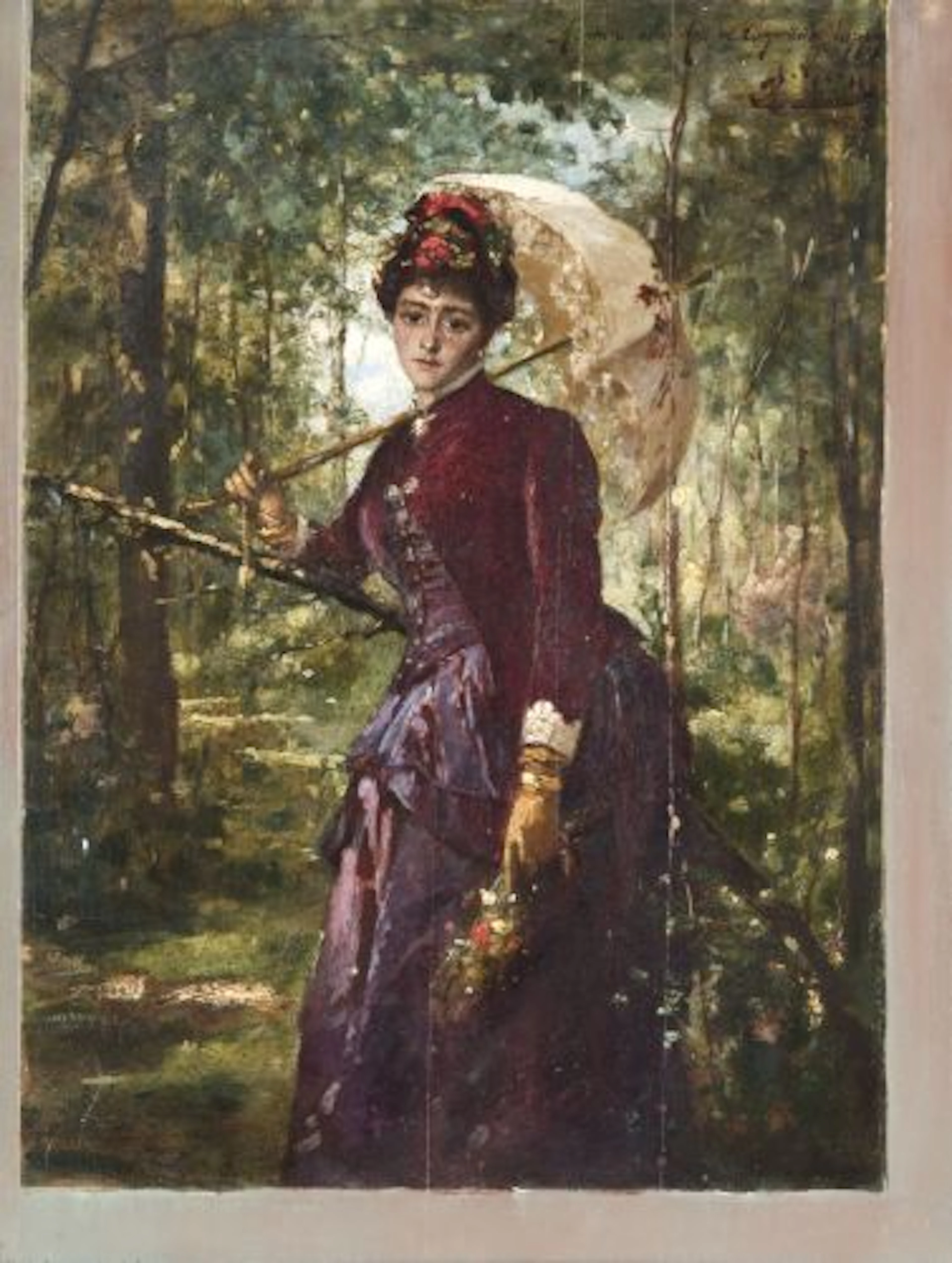 Attribué à Ernest Ange Duez Paris, 1843 - Bougival, 1896 Portrait