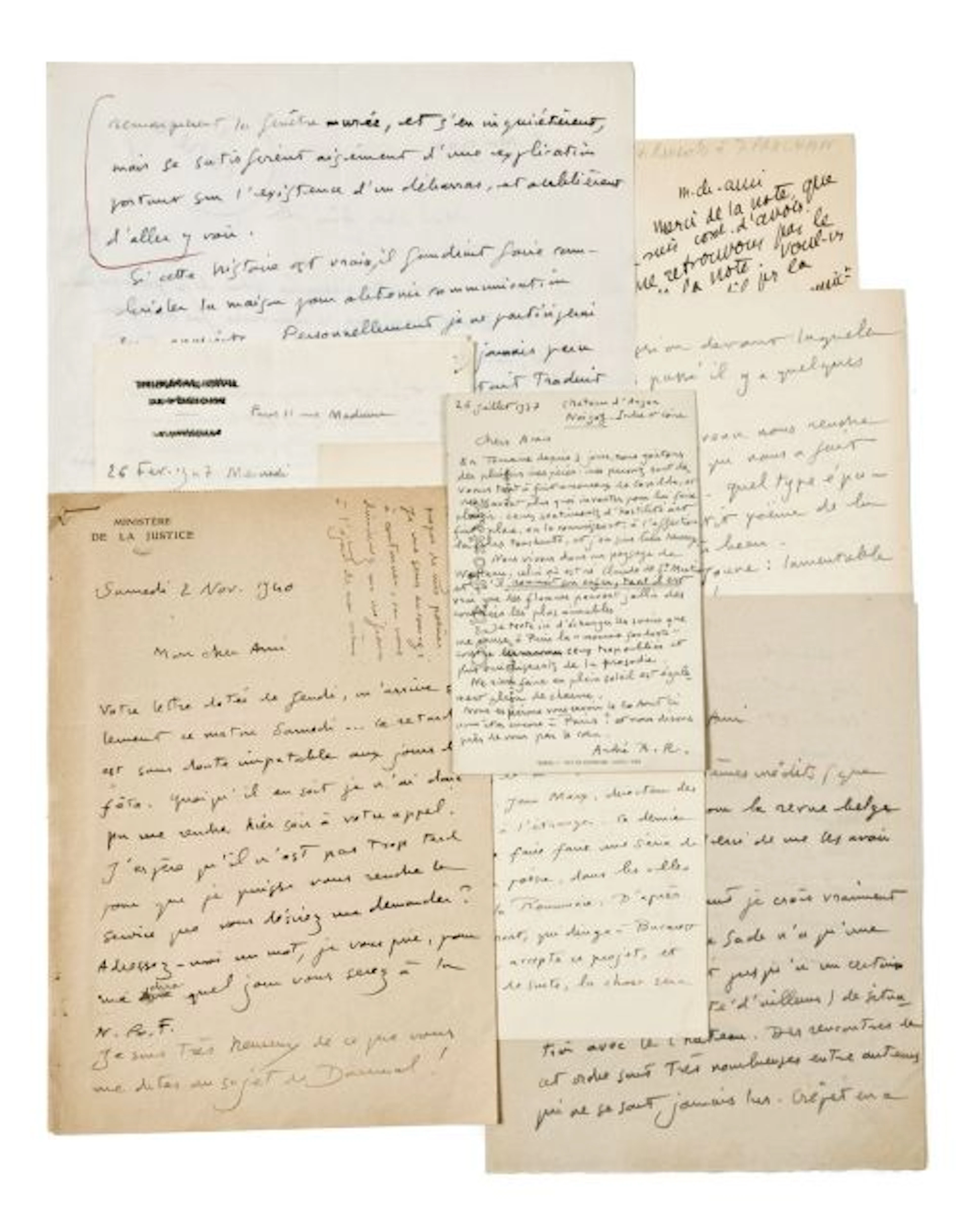 André ROLLAND DE RENEVILLE Correspondance à Jean Paulhan
