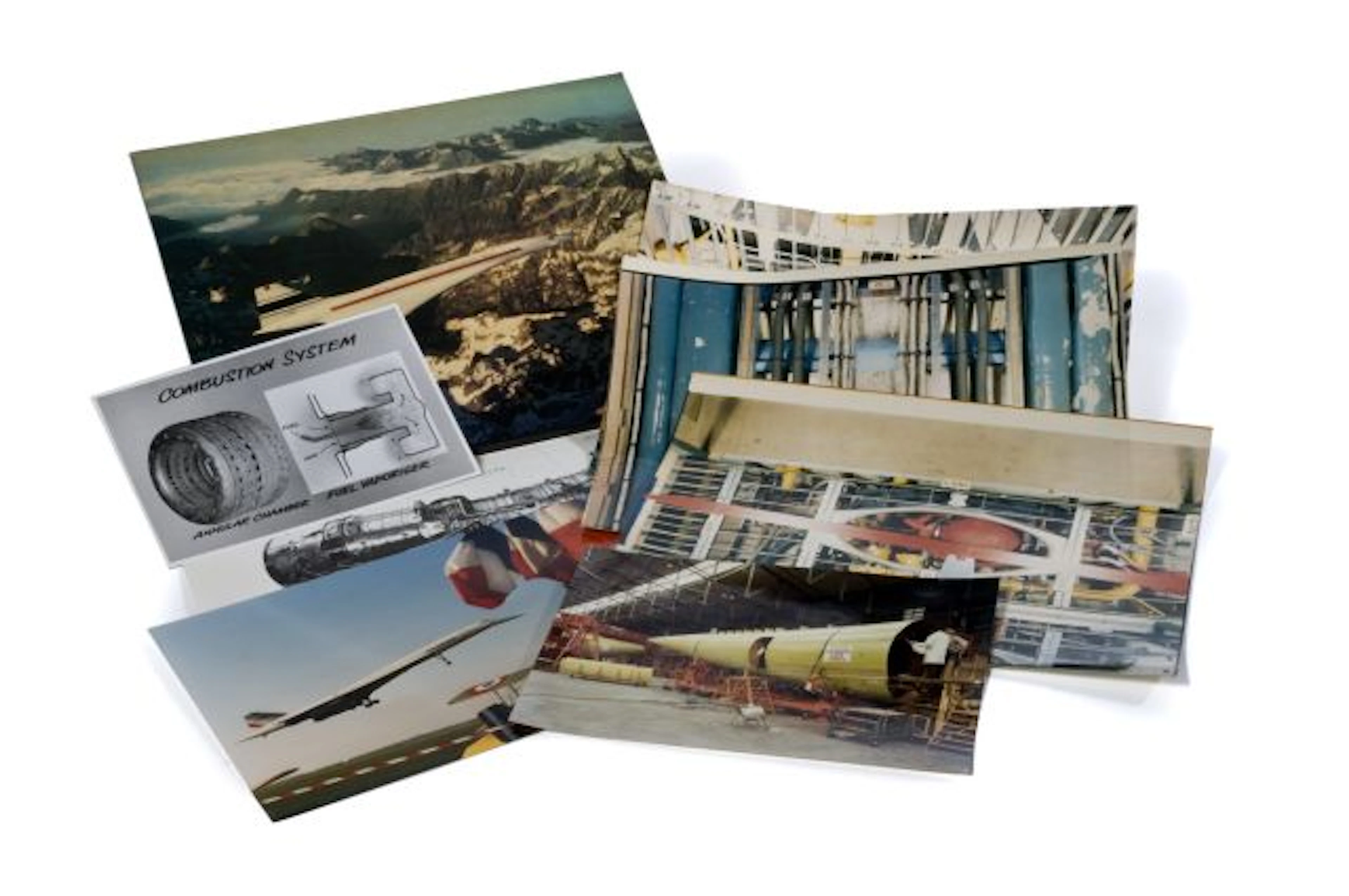 CONCORDE Ensemble de 16 tirages argentiques