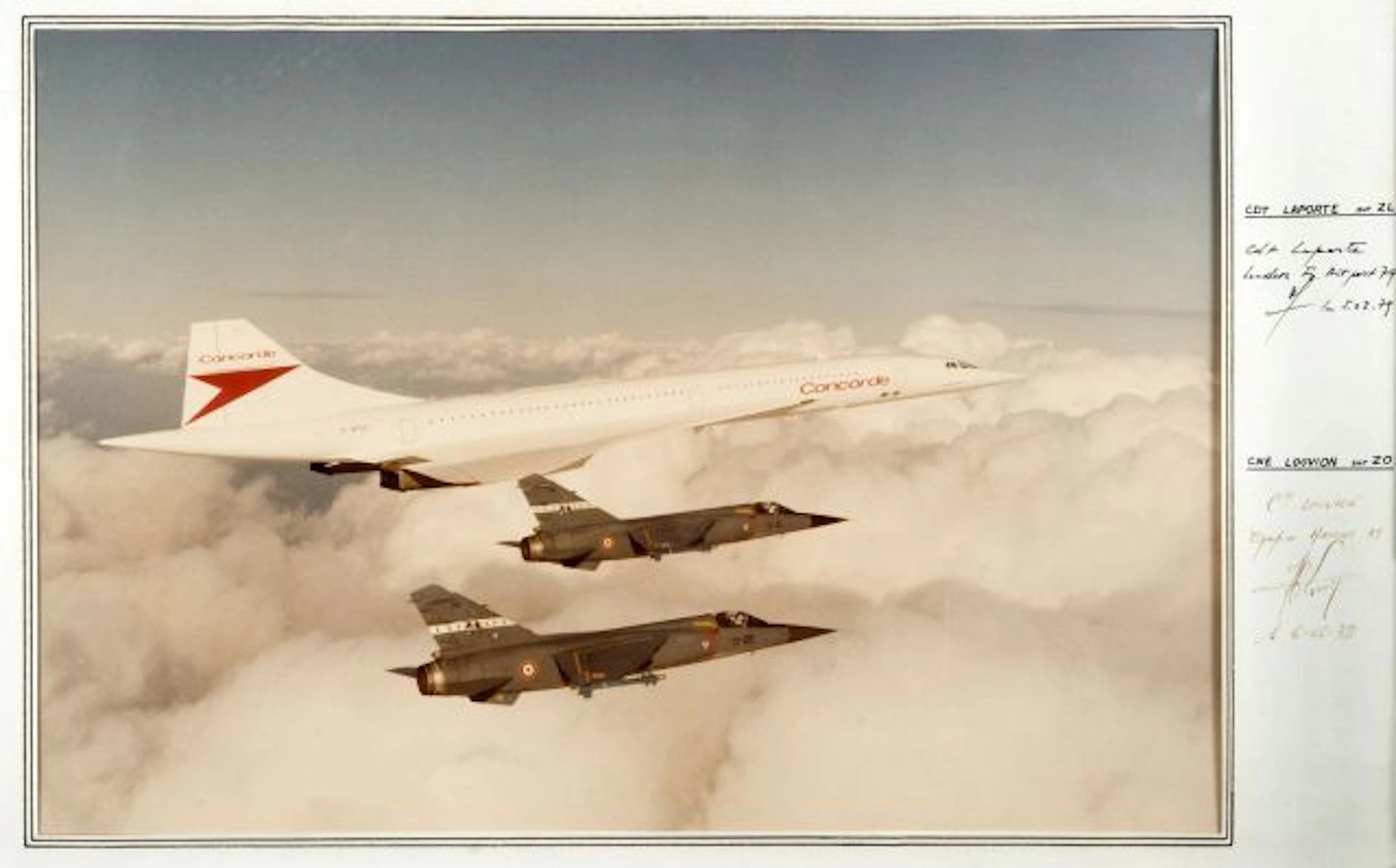 CONCORDE F-BTSC Tirage argentique d'époque