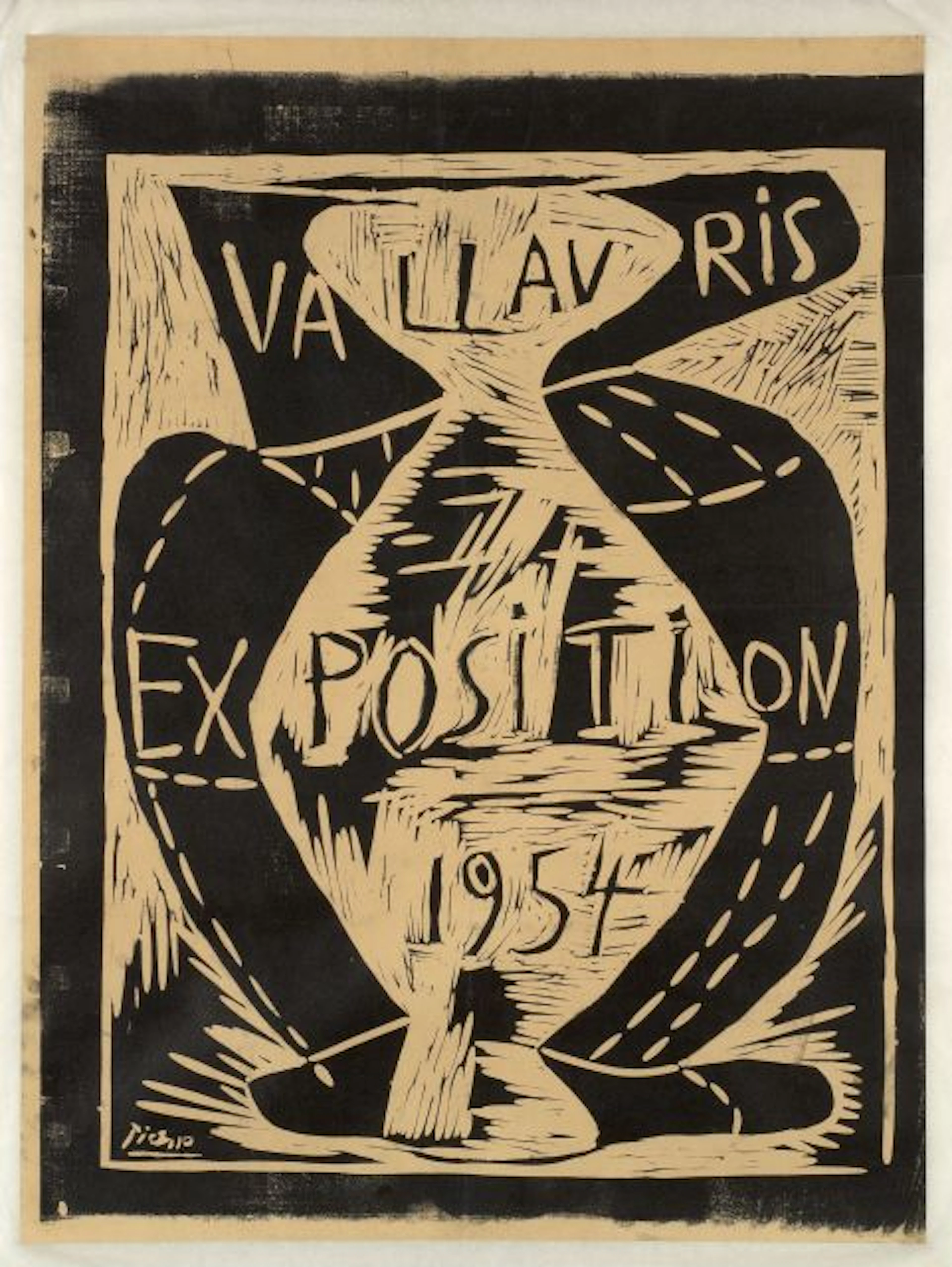 Pablo PICASSO (Malaga, 1881 - Mougins, 1973) VALLAURIS 1954