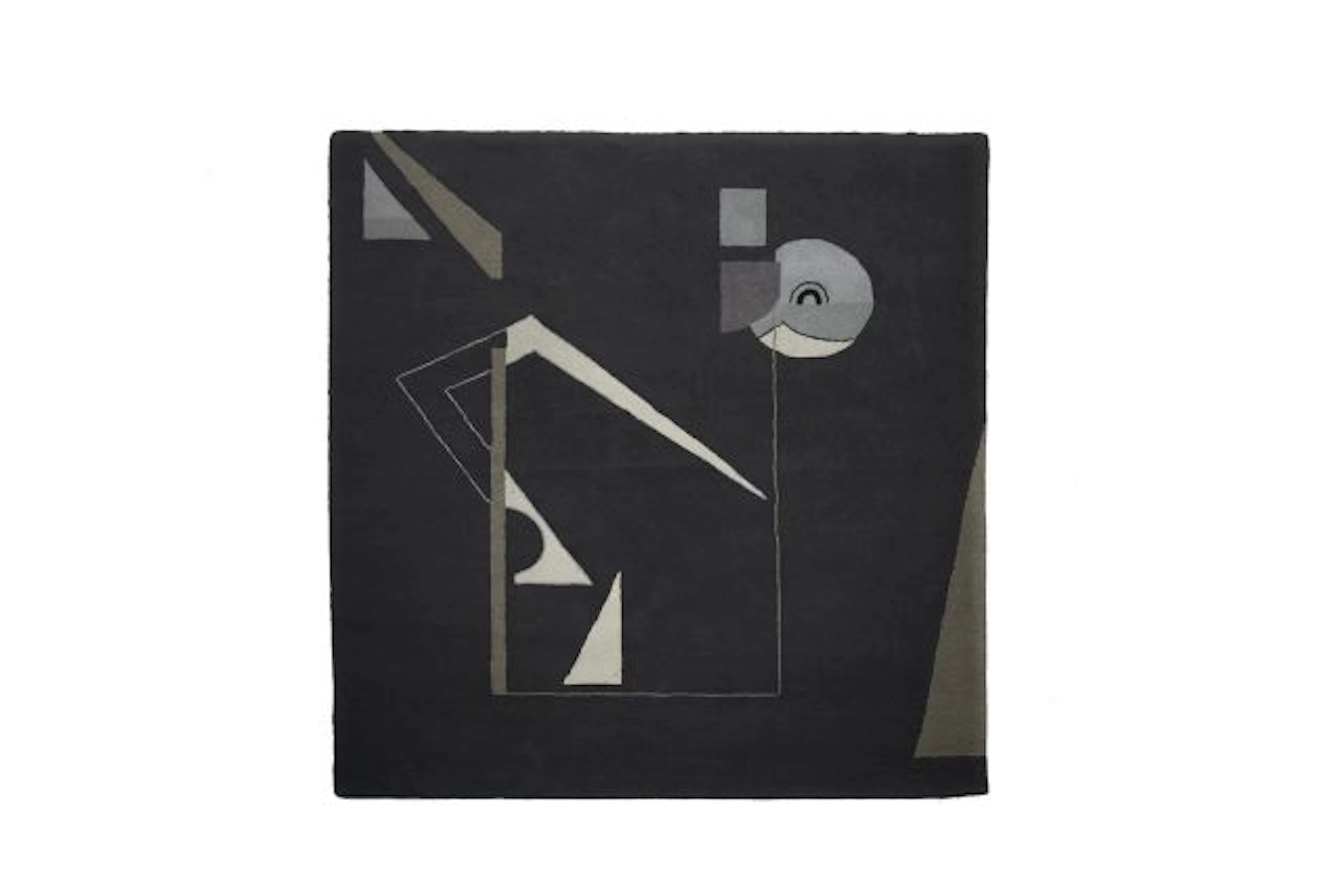 Eileen Moray GRAY (1879 - 1976) Tapis "Black Magic"