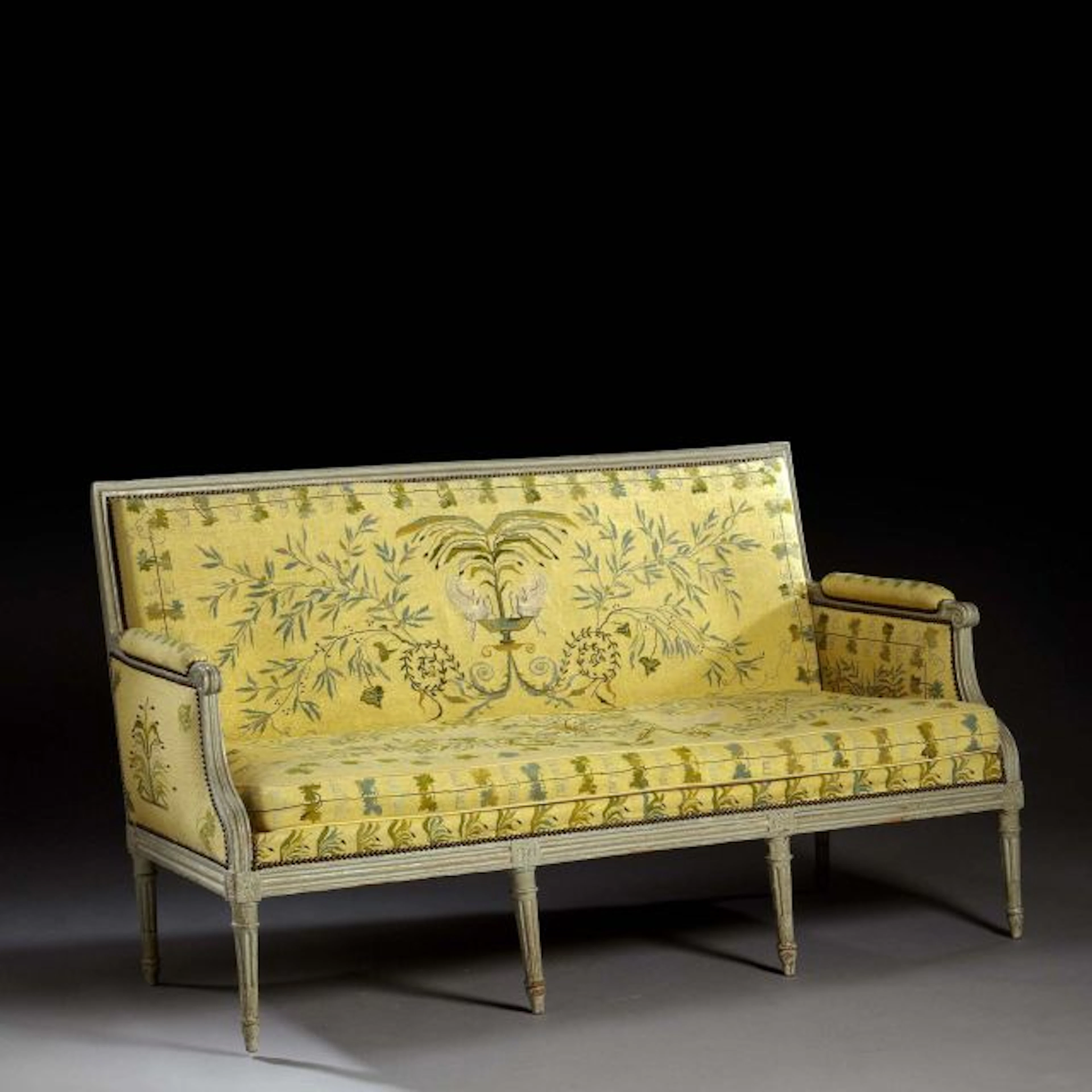 CANAPE D'EPOQUE LOUIS XVI ESTAMPILLE DE JEAN BAPTISTE CLAUDE SENE
