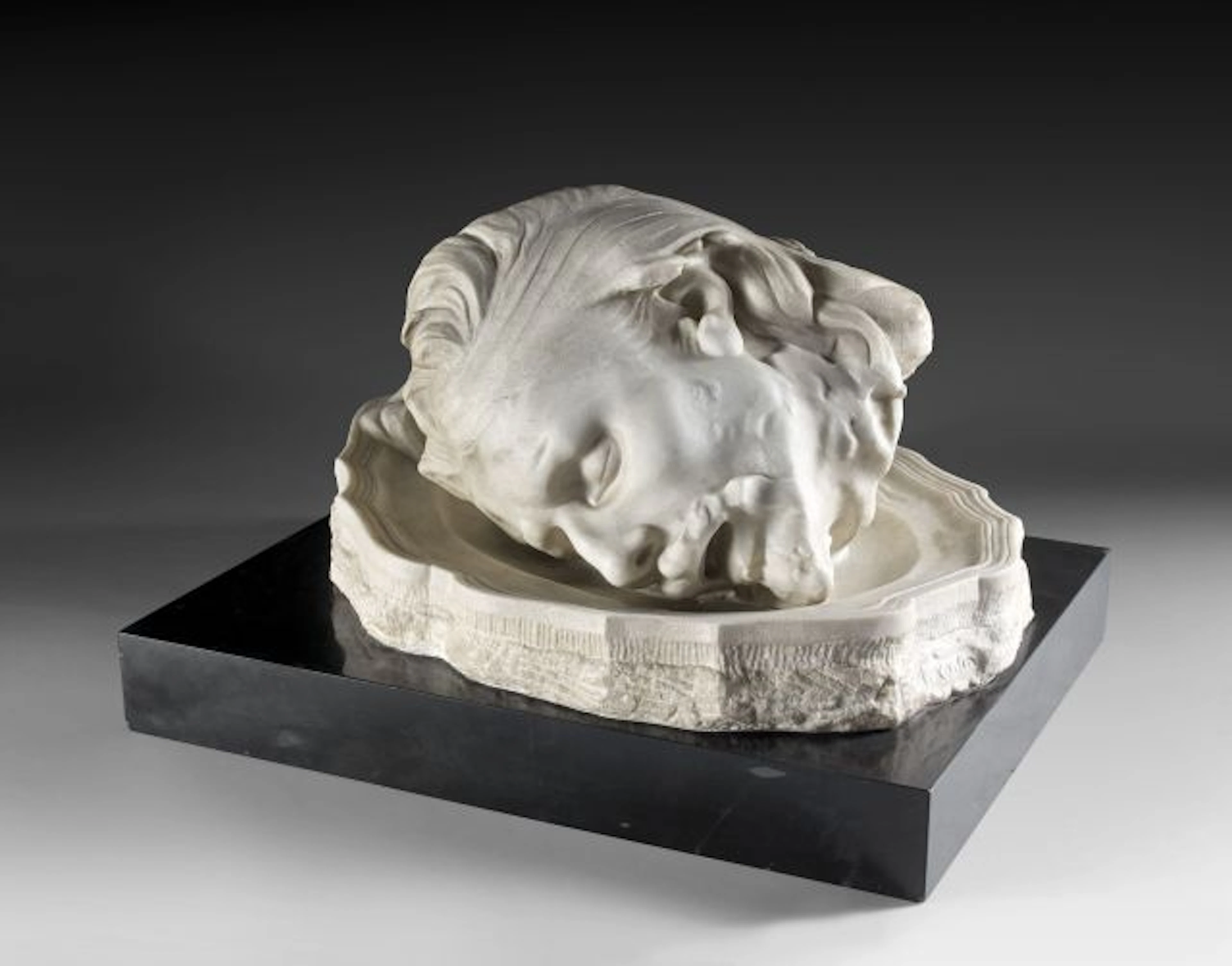 Auguste RODIN (Paris, 1840 - Meudon, 1917) TÊTE DE SAINTJEAN-BAPTISTE