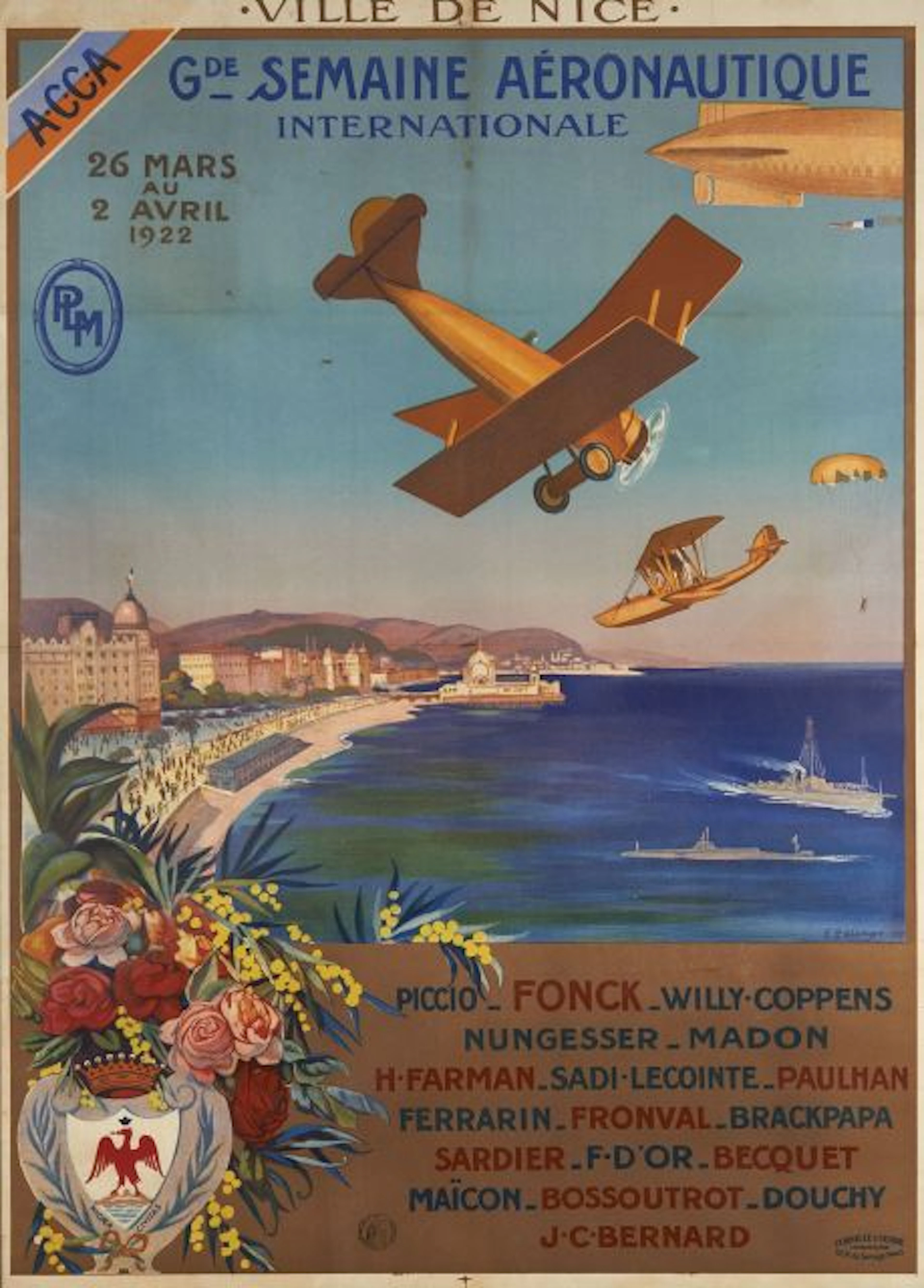 GRANDE SEMAINE AVIATION NICE 1922