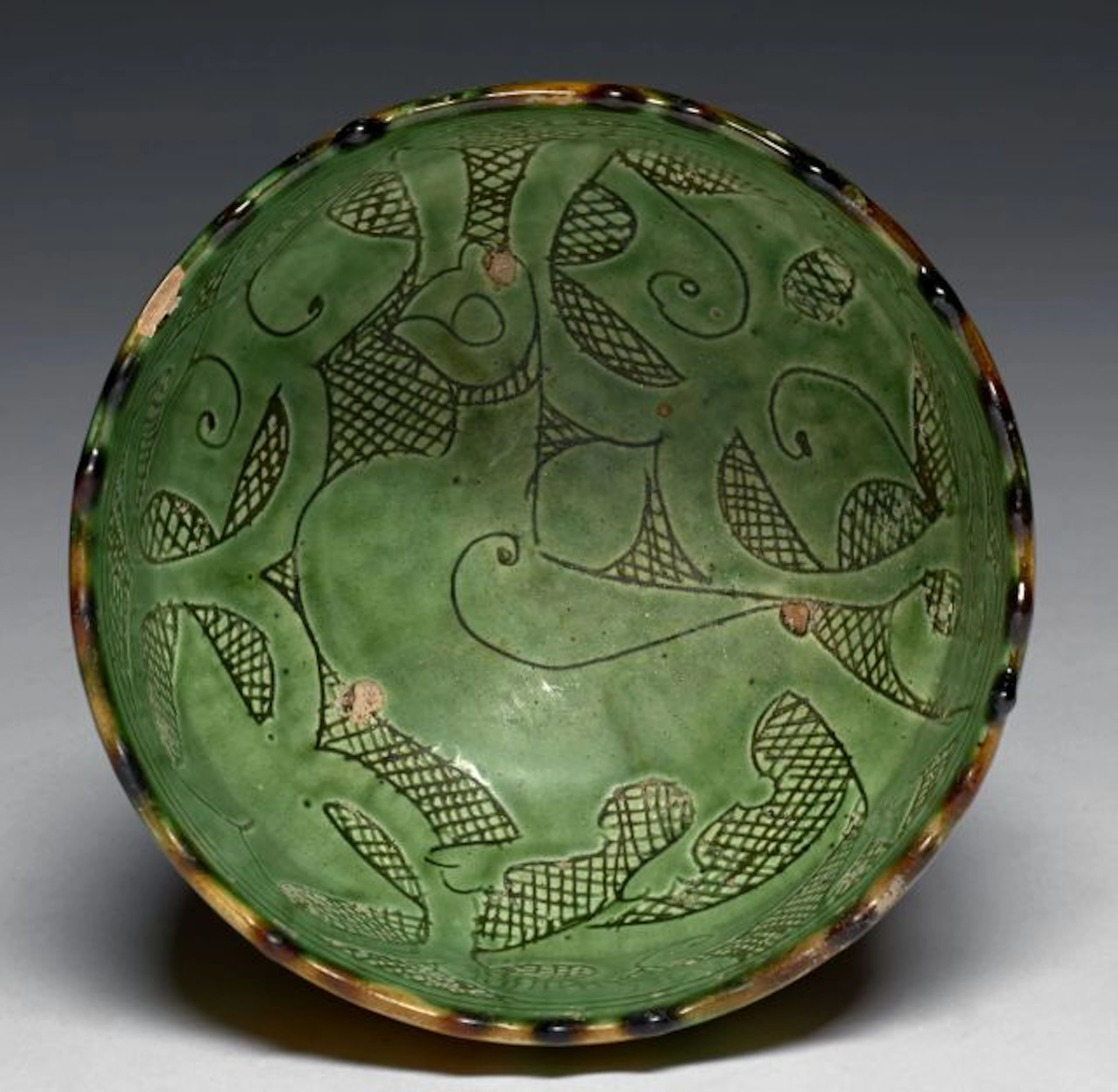 COUPE À L'OISEAU, CHYPRE, ART BYZANTIN, 13E SIÈCLE