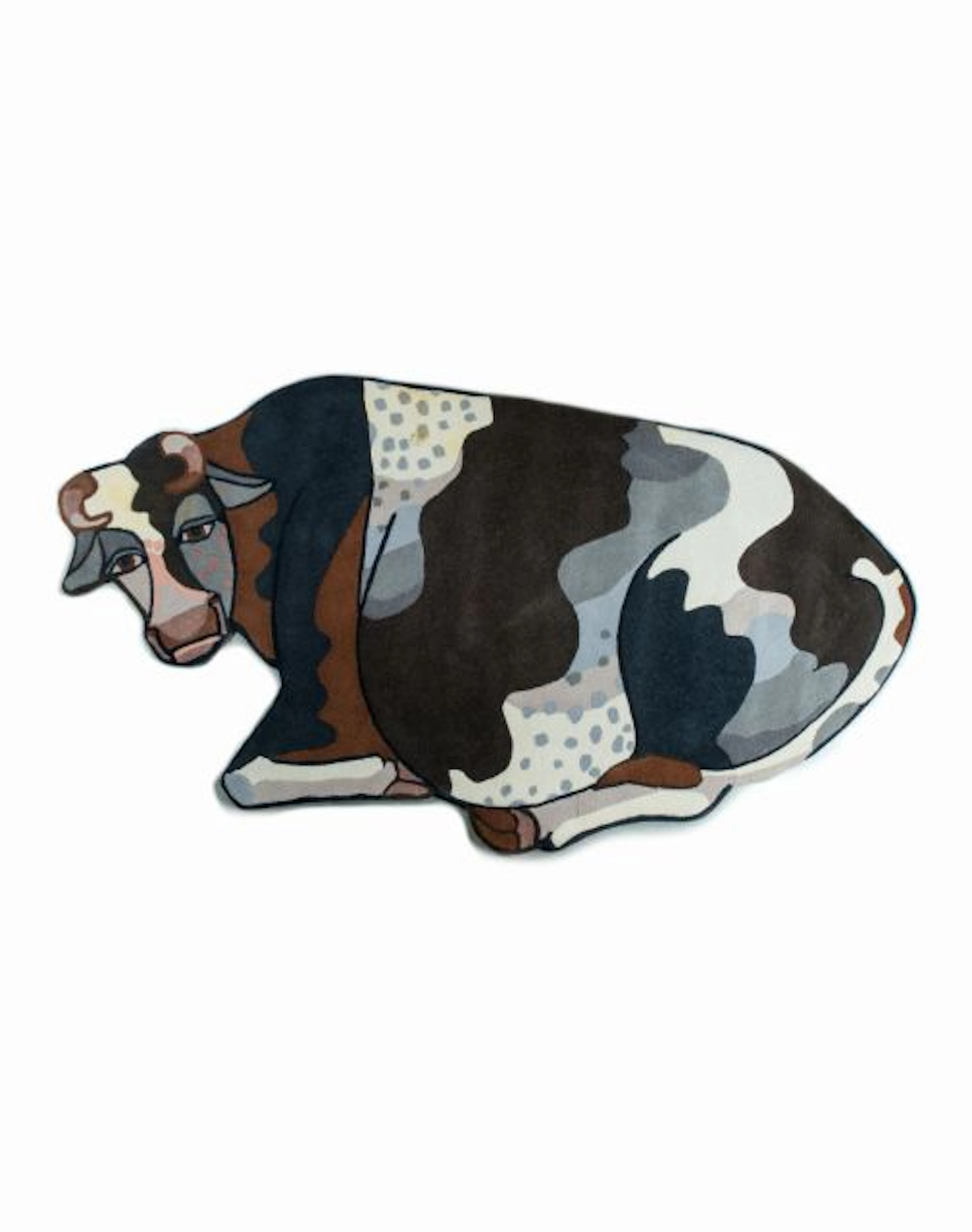 François Xavier LALANNE (1927-2008) Tapis dit "Vache noire" - 1991