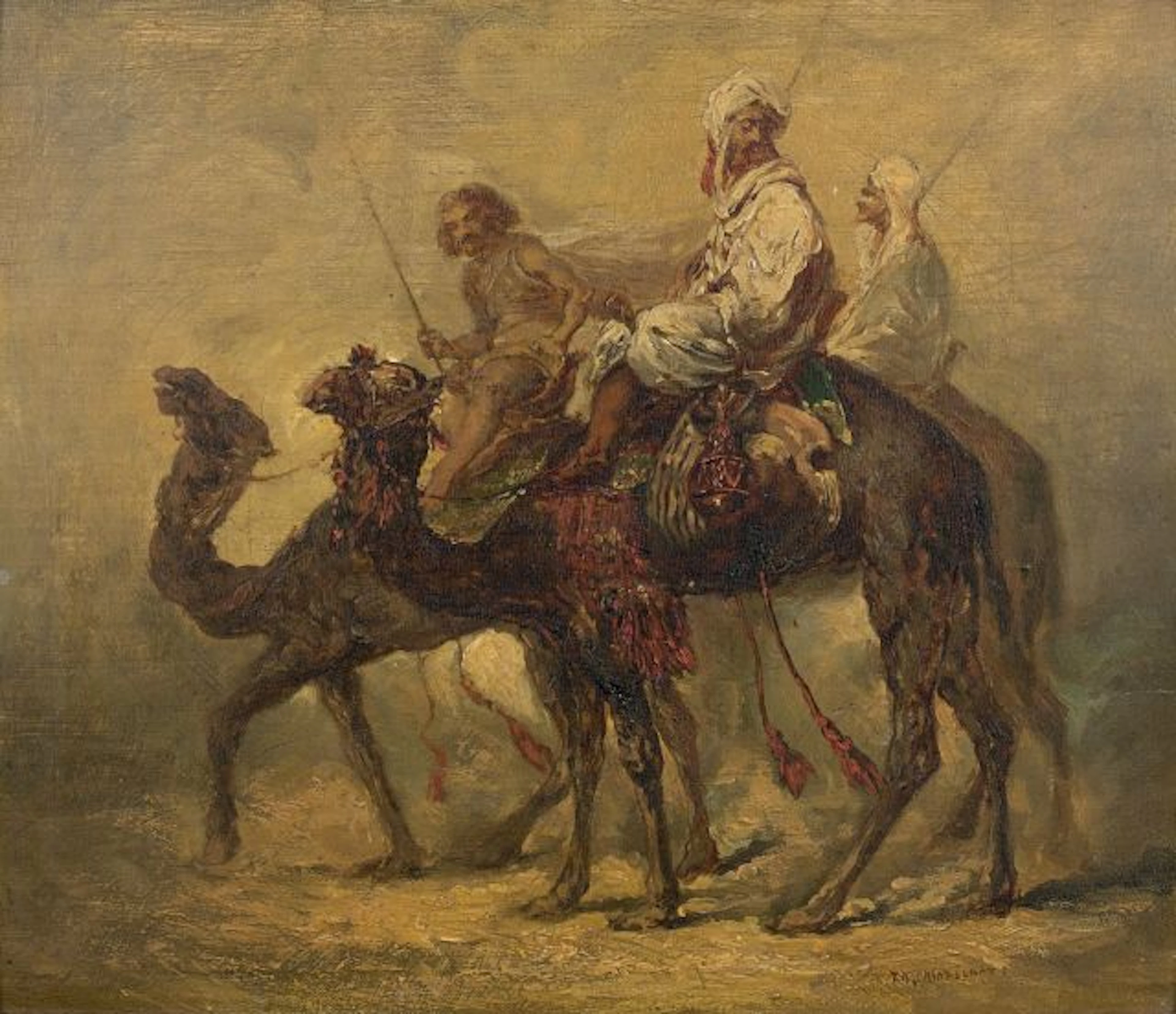 Prosper MARILHAT 1811 - 1847 LES DROMADAIRES