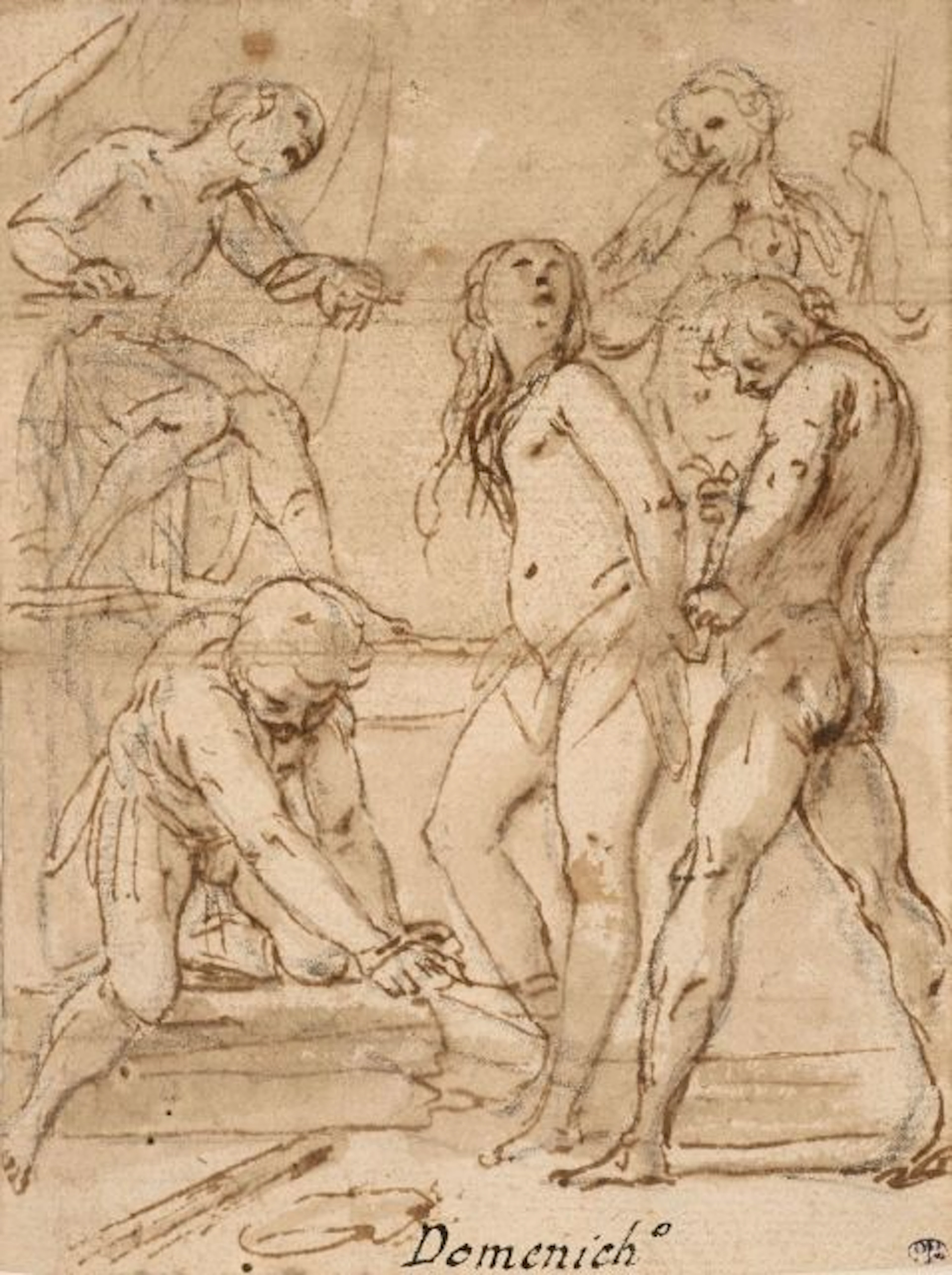 Giovanni Baglione Rome, 1566 - 1643 Le martyre de sainte Agathe