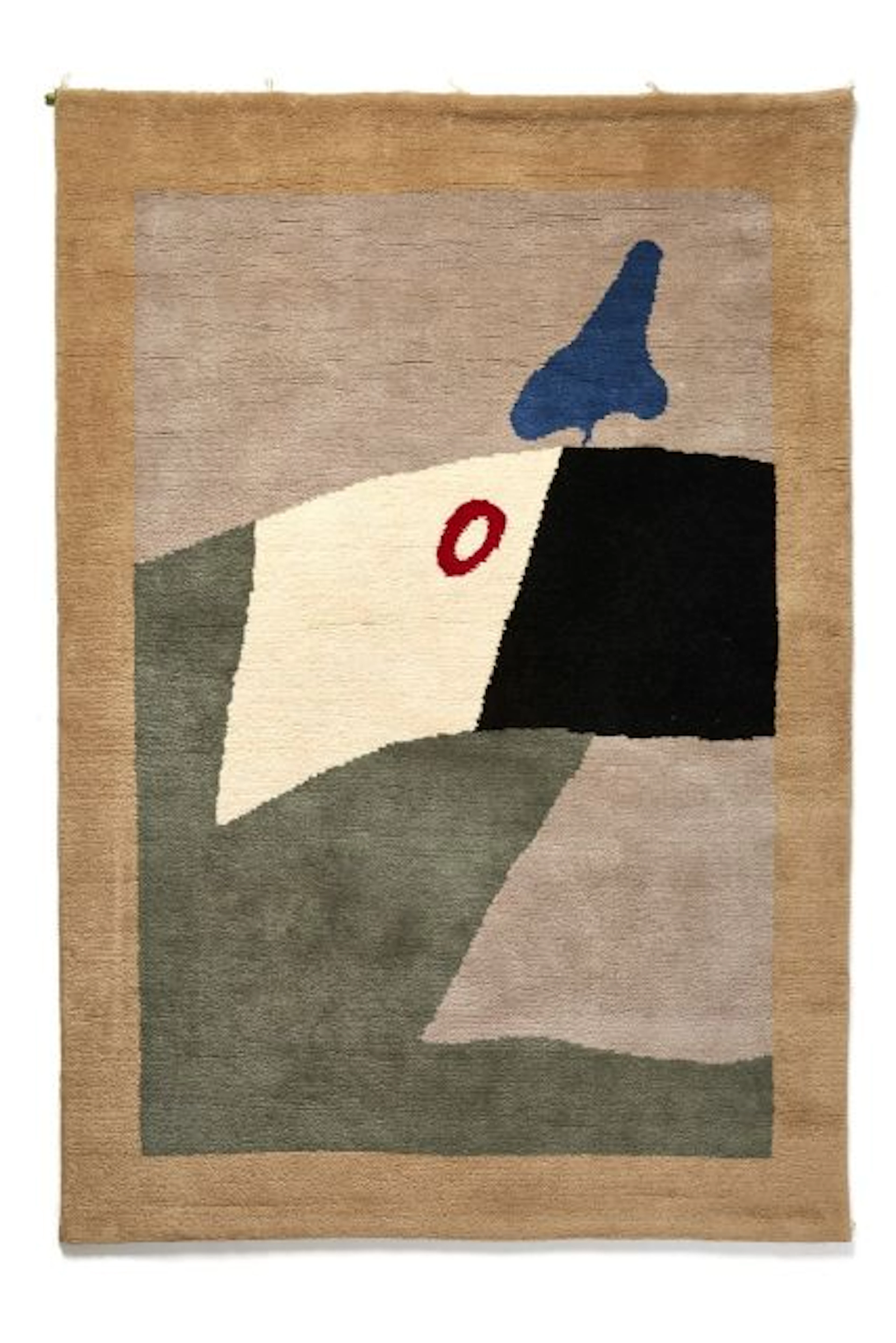 Hans ARP (Strasbourg, 1887 - Bâle, 1966) Tapis "As de Pique" - D'après
