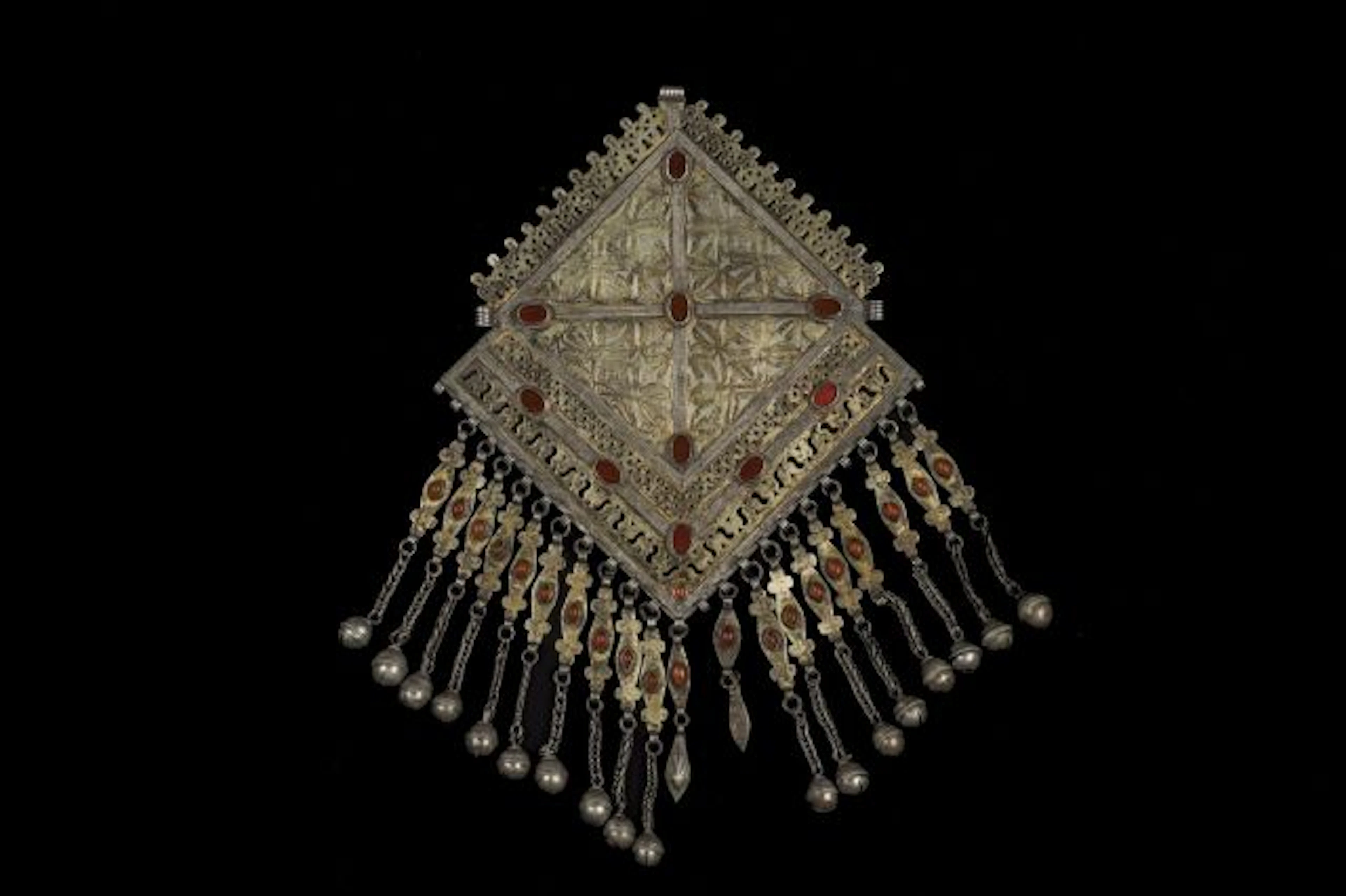 PENDENTIF PECTORAL, GONJOK, TEKKÉ, TURKESTAN, 1913