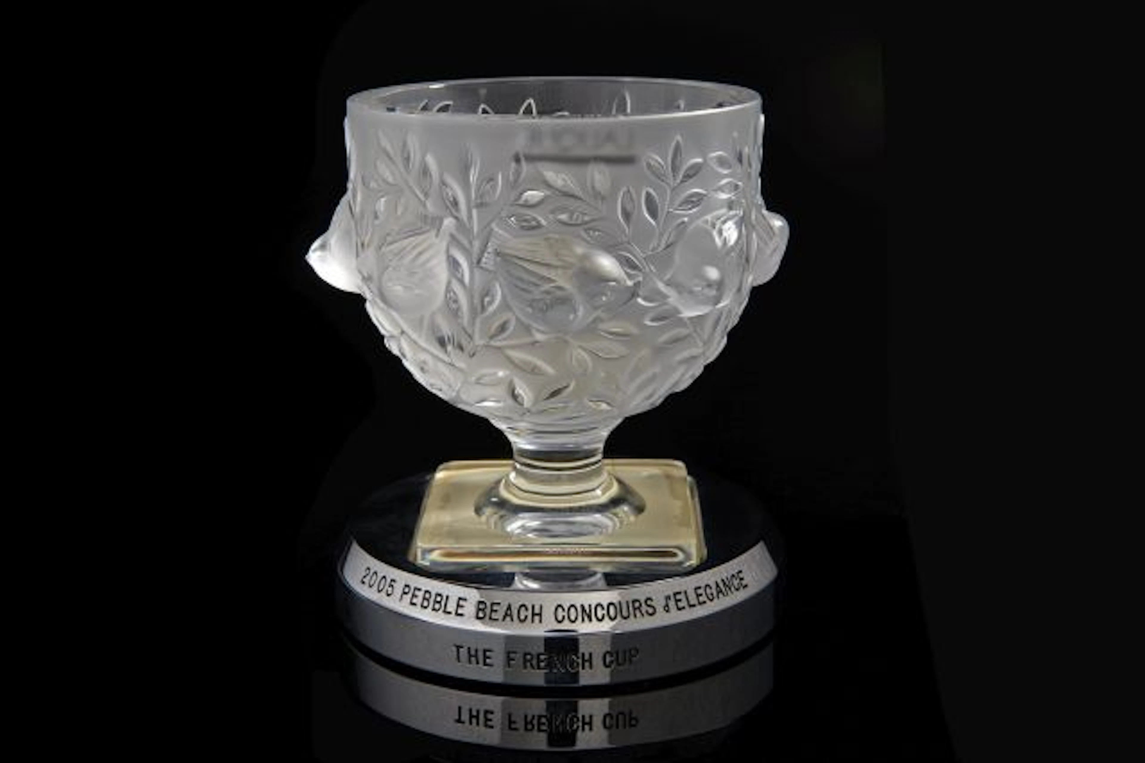 THE FRENCH CUP, PEBBLE BEACH CONCOURS D'ELEGANCE 2005 Coupe par Lalique France