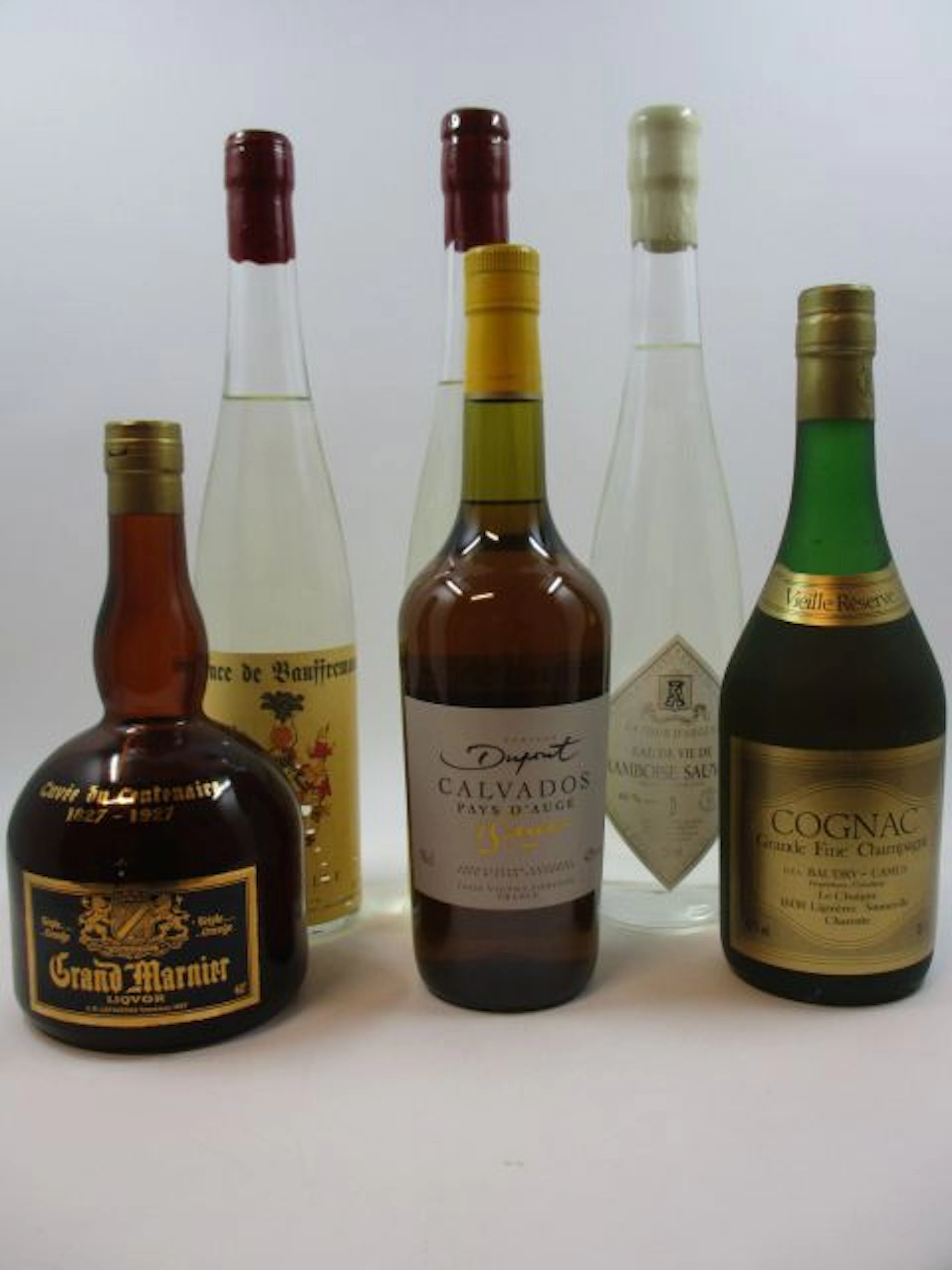 6 bouteilles 2 bts : EAU DE VIE DE MIRABELLE Prince de Bauffremont