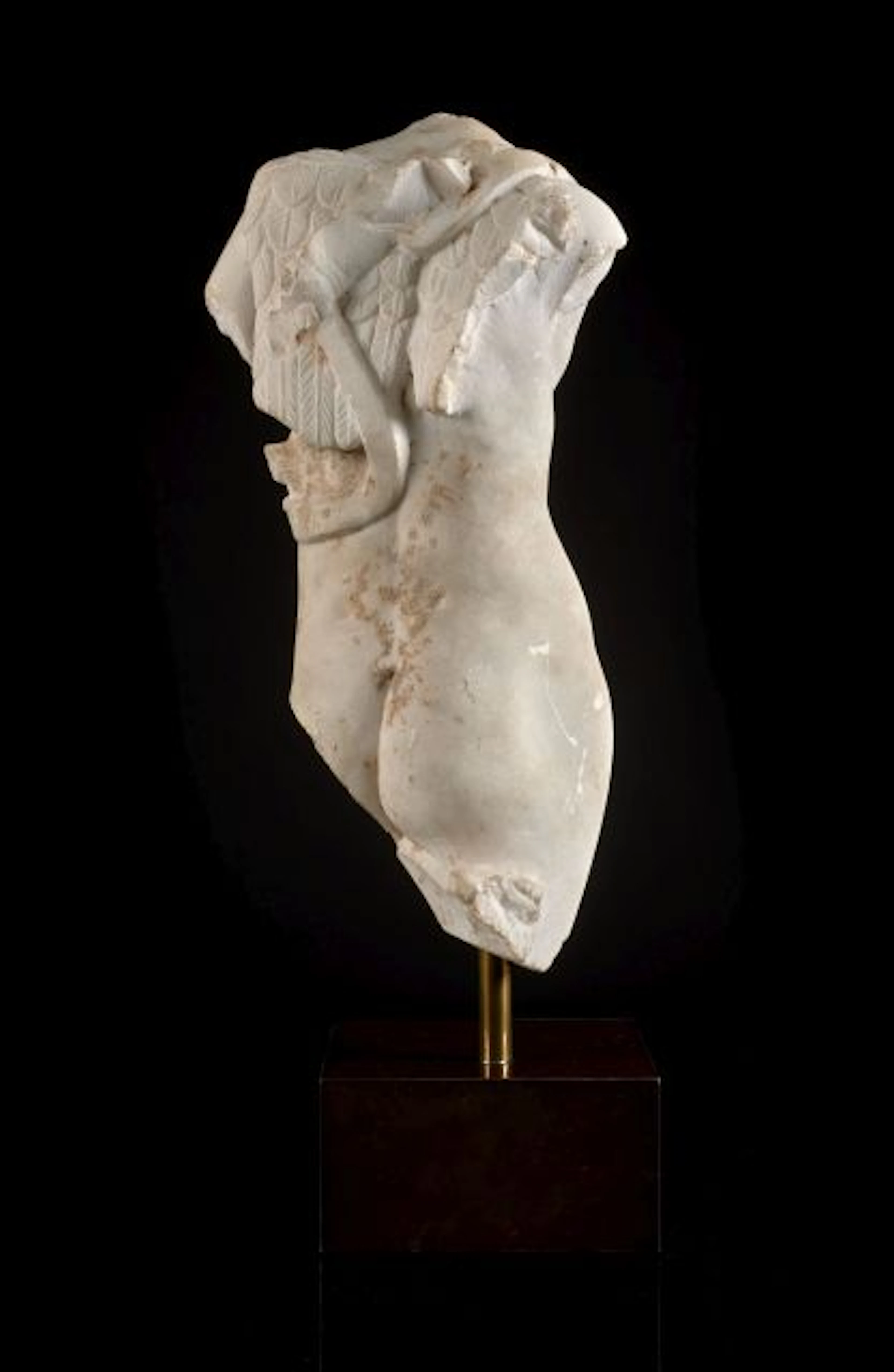 TORSE D'EROS EN MARBRE, ART GRÉCO-ROMAIN, 1er SIÈCLE TORSE D'EROS