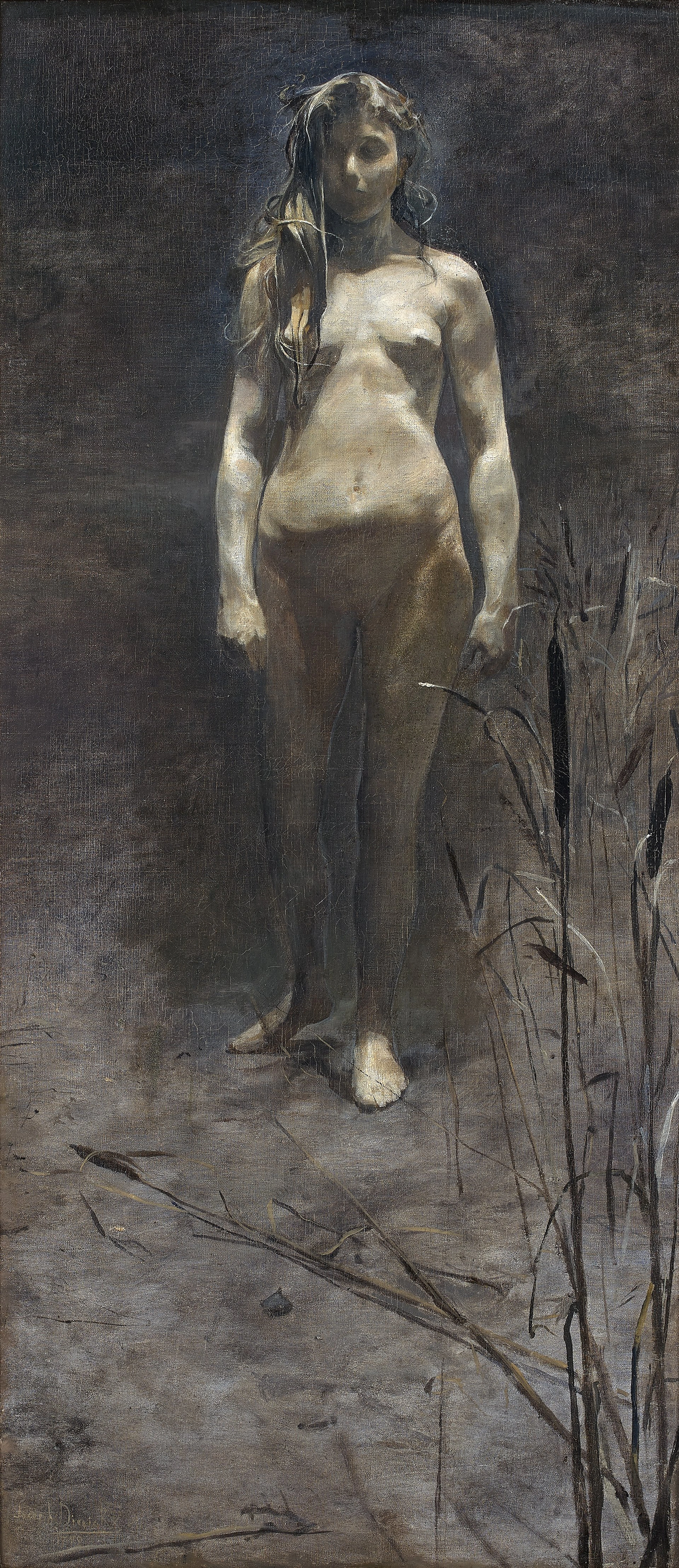 Joseph Dierickx Bruxelles, 1865 - 1959 Femme debout, 1890