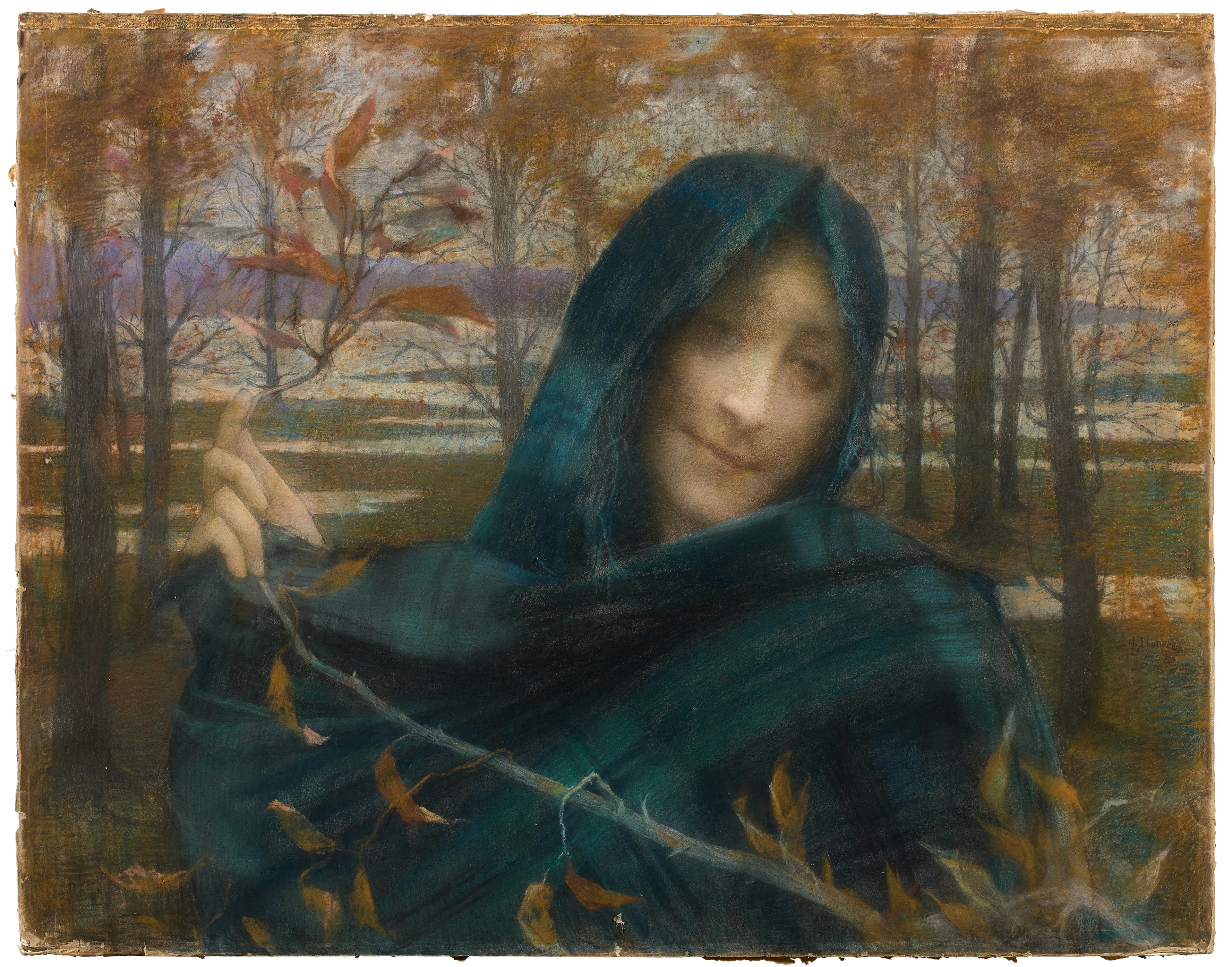 Lucien Lévy-Dhurmer Alger, 1865 - Le Vésinet, 1953 L'Automne, 1896
