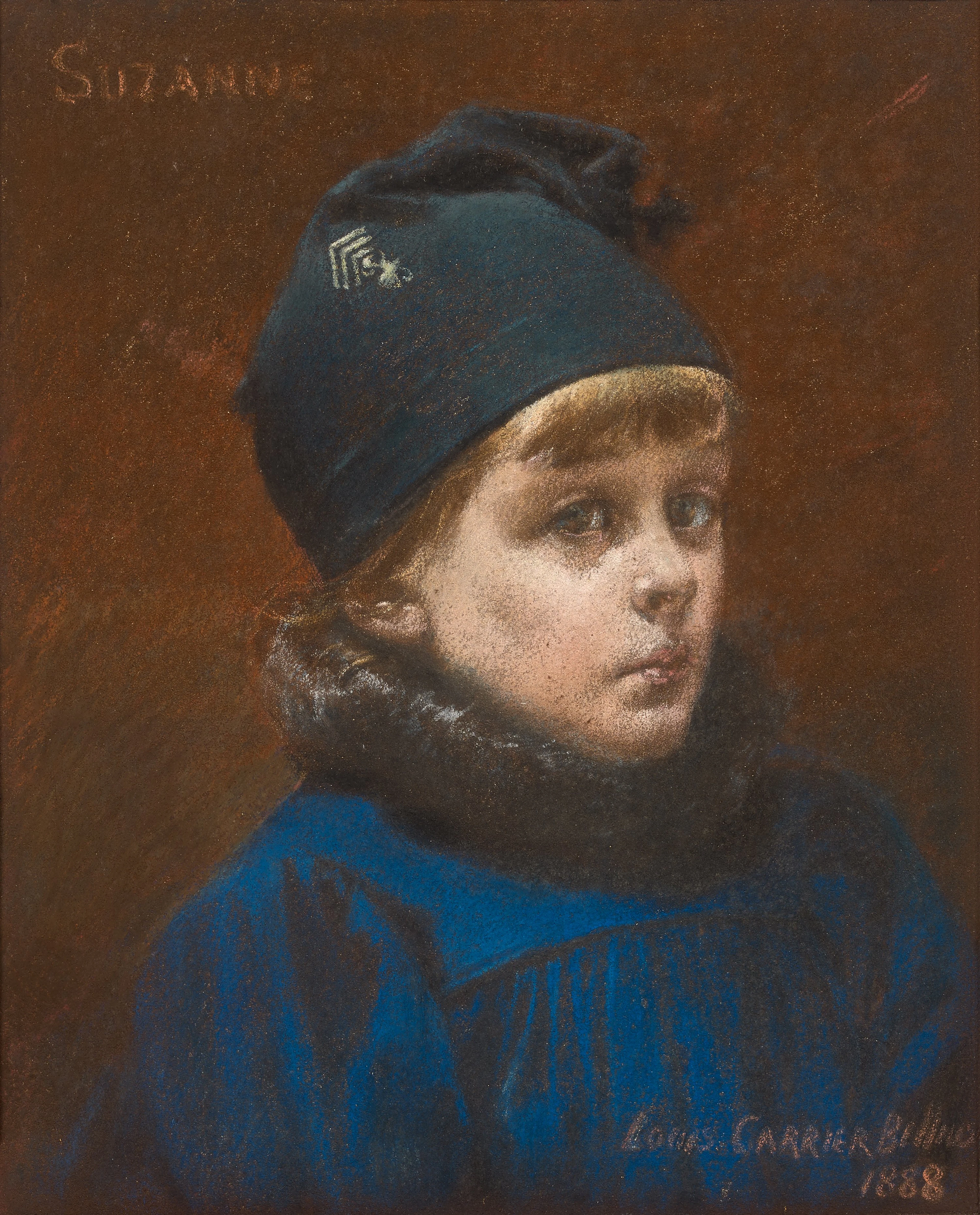 Louis Robert CARRIER-BELLEUSE 1848 - 1913 Portrait de Suzanne Carrier