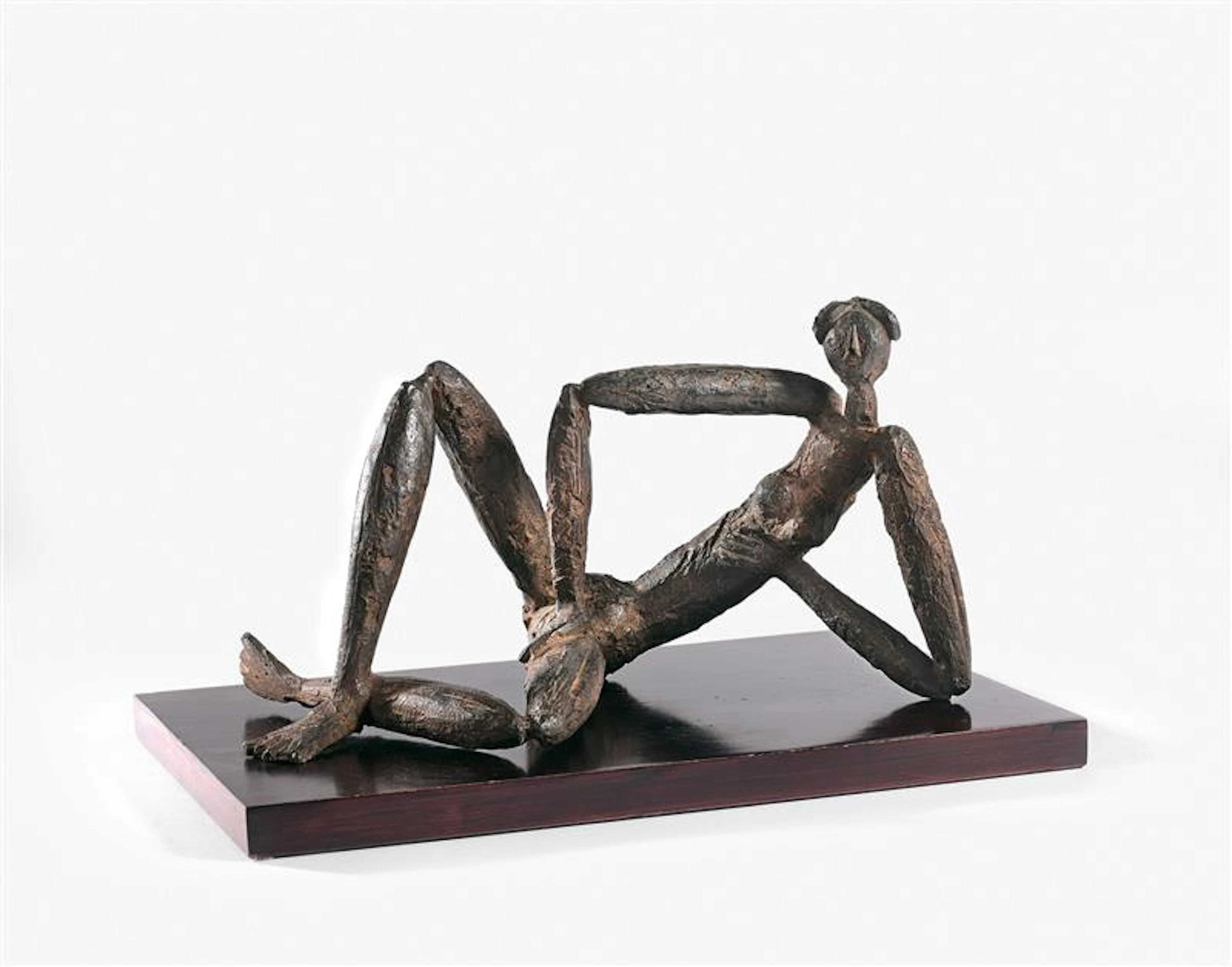 Louis CANE (Né en 1943) NU ALLONGE III - 1987 Bronze patiné