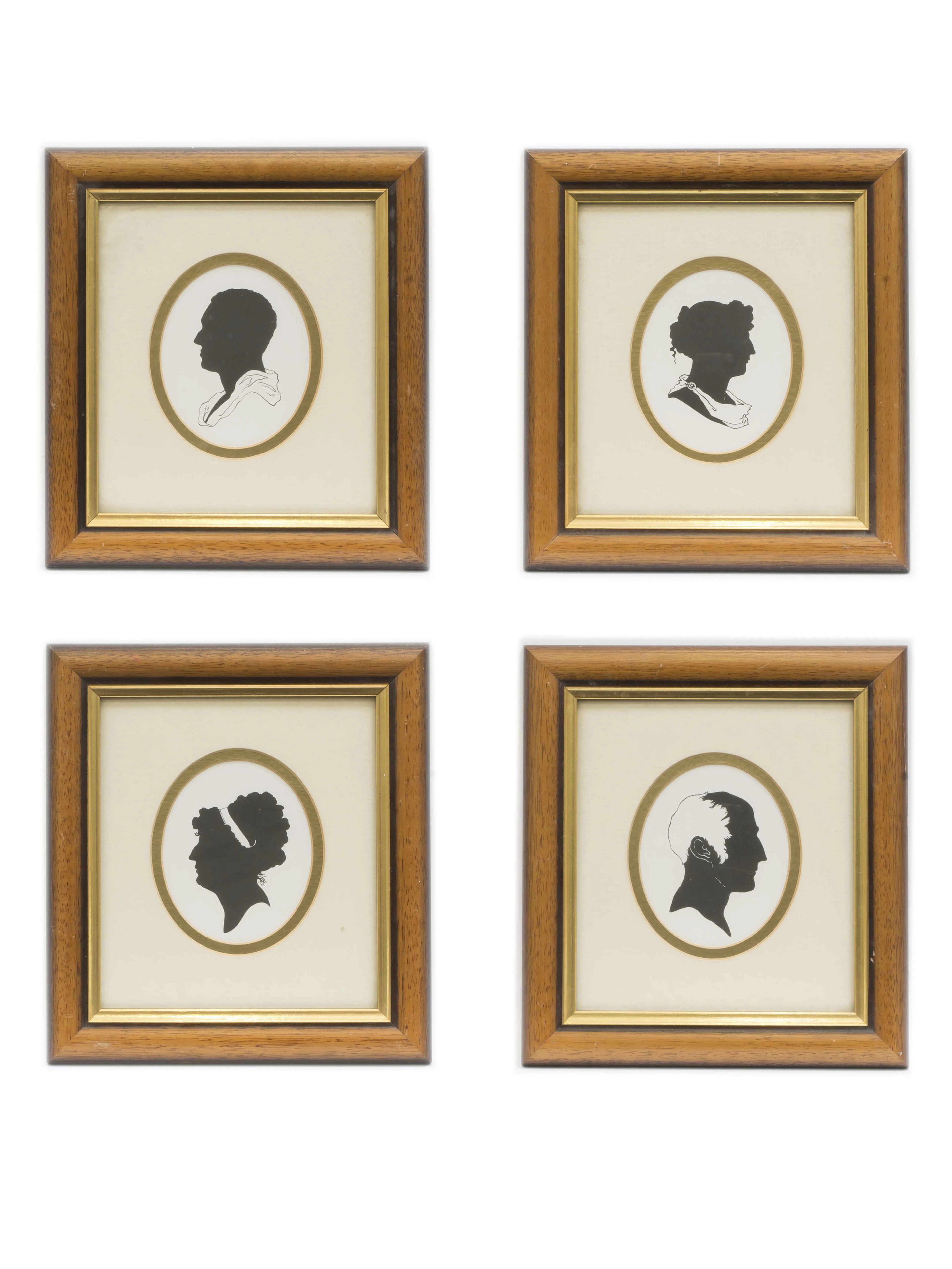 QUATRE IMPRESSIONS DE SILHOUETTES