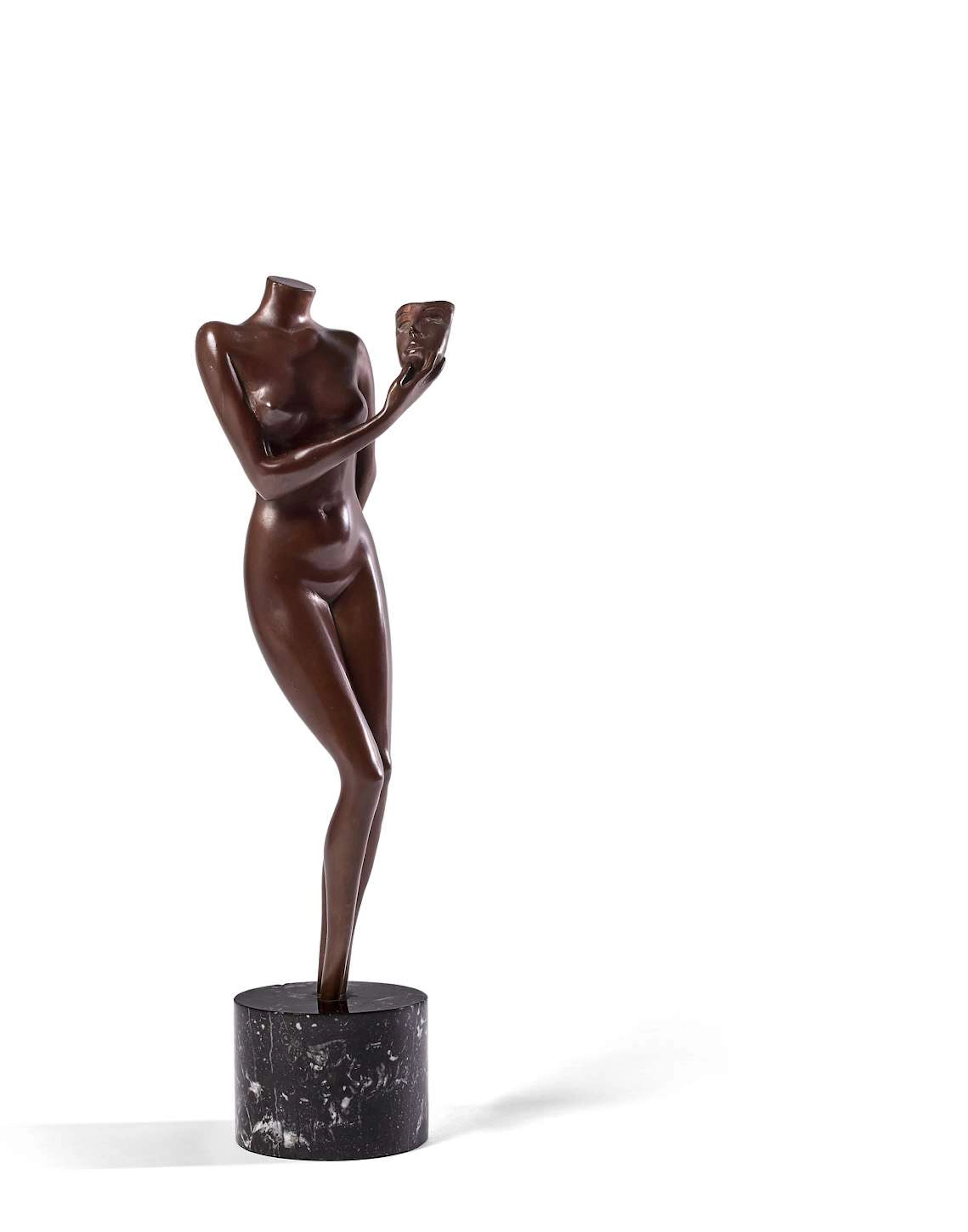 MAN RAY 1890 - 1976 Narcises (Les mains libres) - 1975 Bronze à patine brune