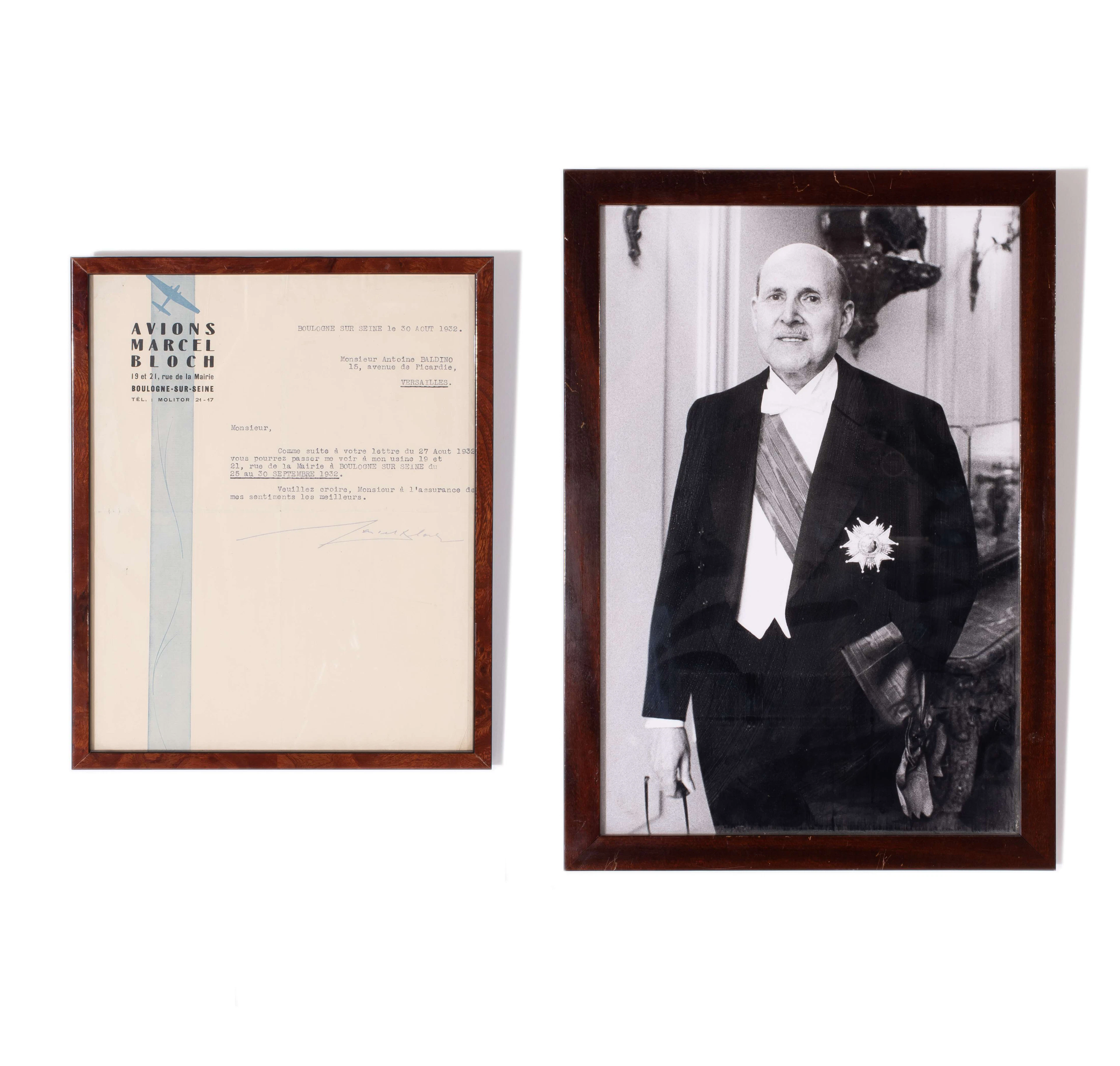 Marcel DASSAULT né Marcel Ferdinand BLOCH 1892 - 1986...