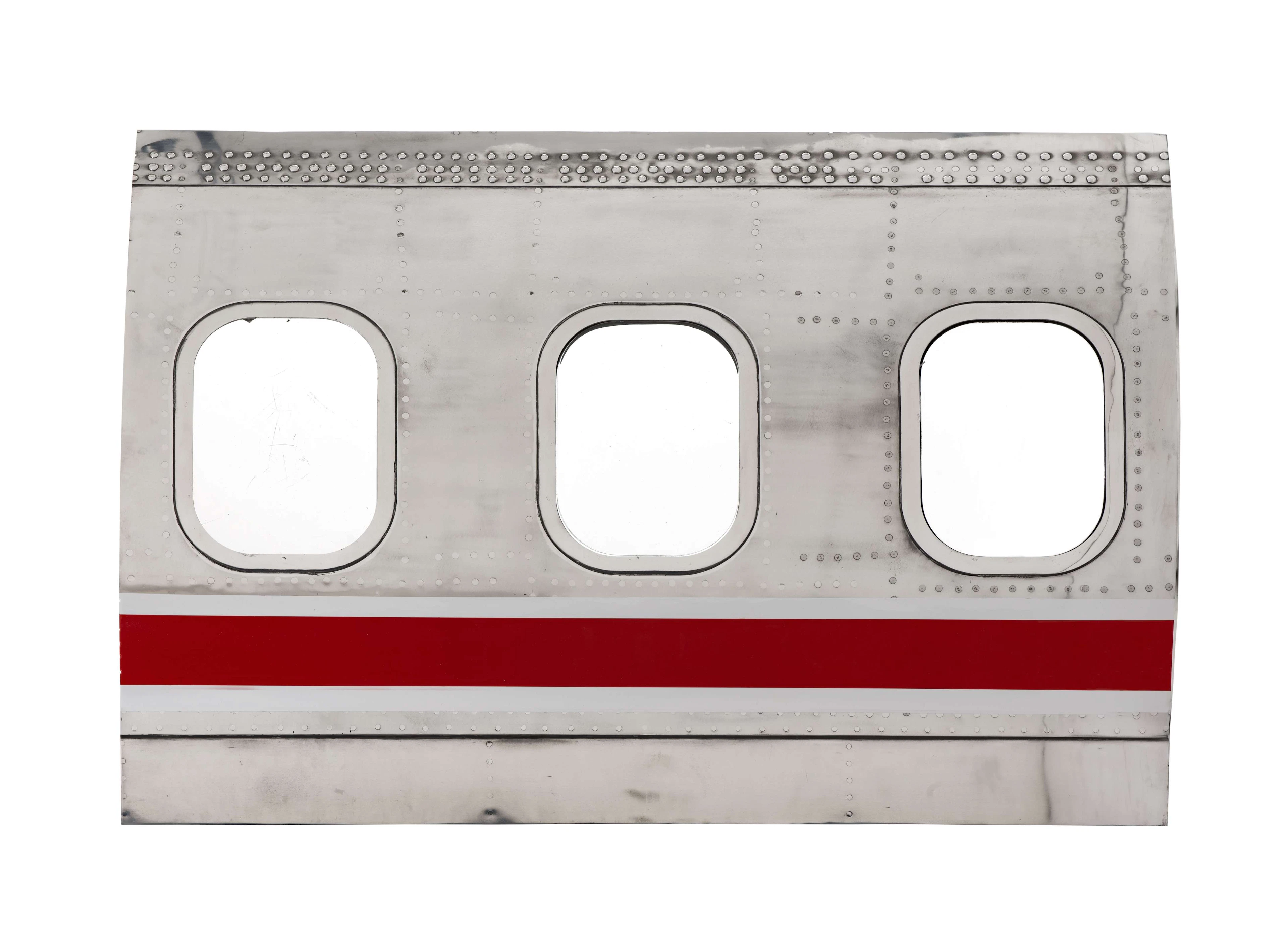 BOEING 727 Panneau de carlingue trois hublots