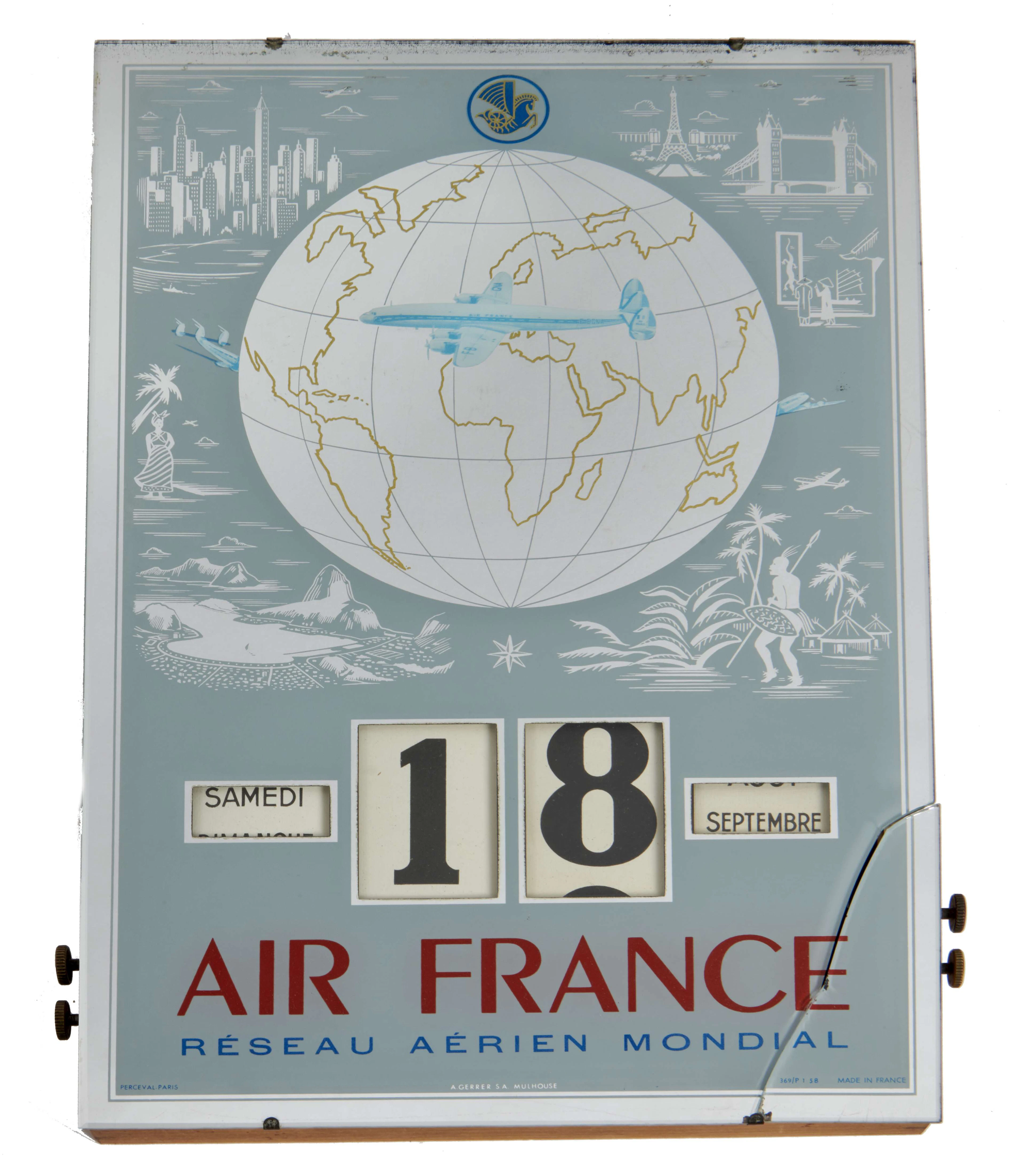 CALENDRIER PERPETUEL - AIR FRANCE