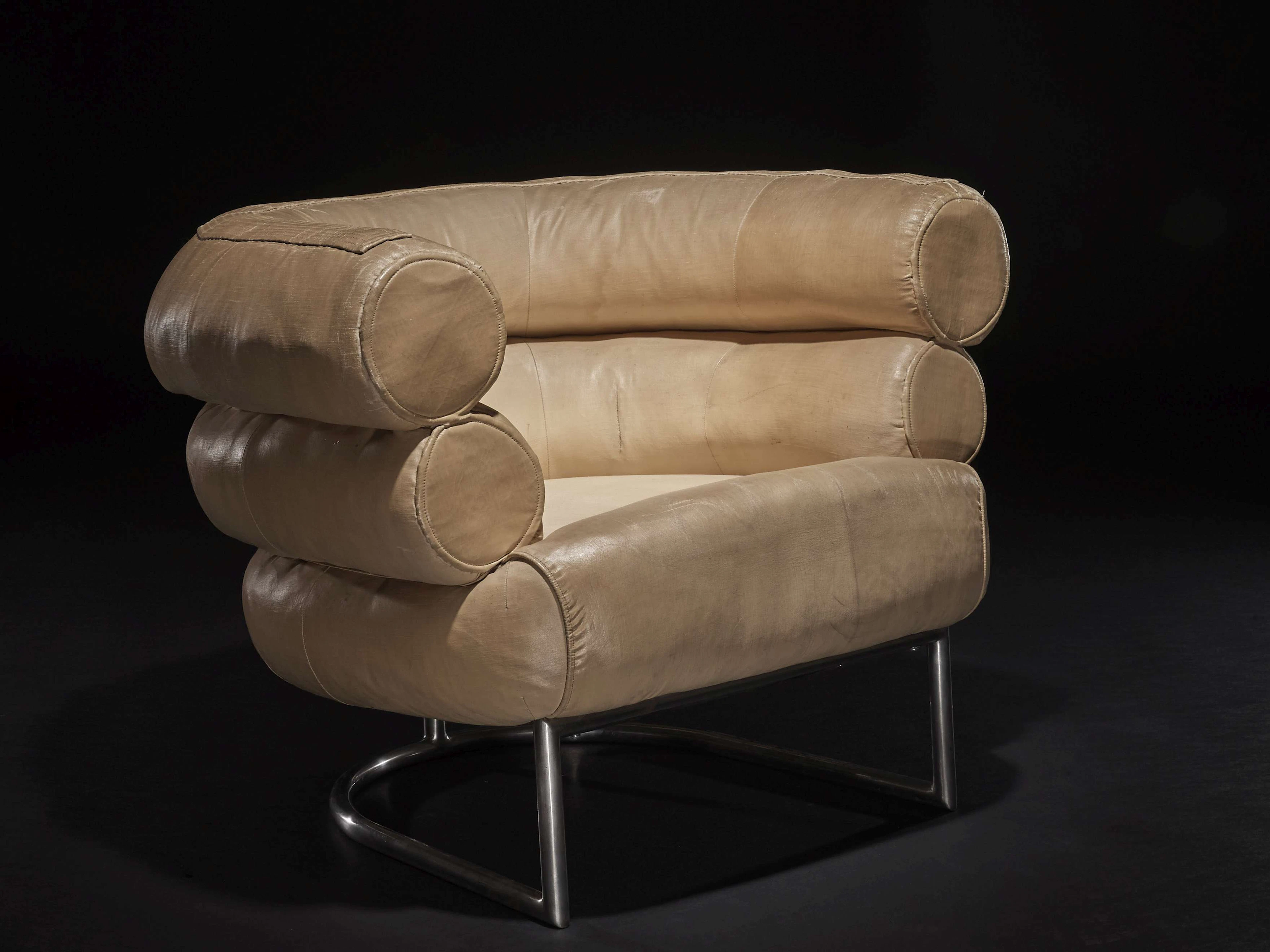 Eileen GRAY 1879 - 1976 Fauteuil Bibendum - 1926-1928