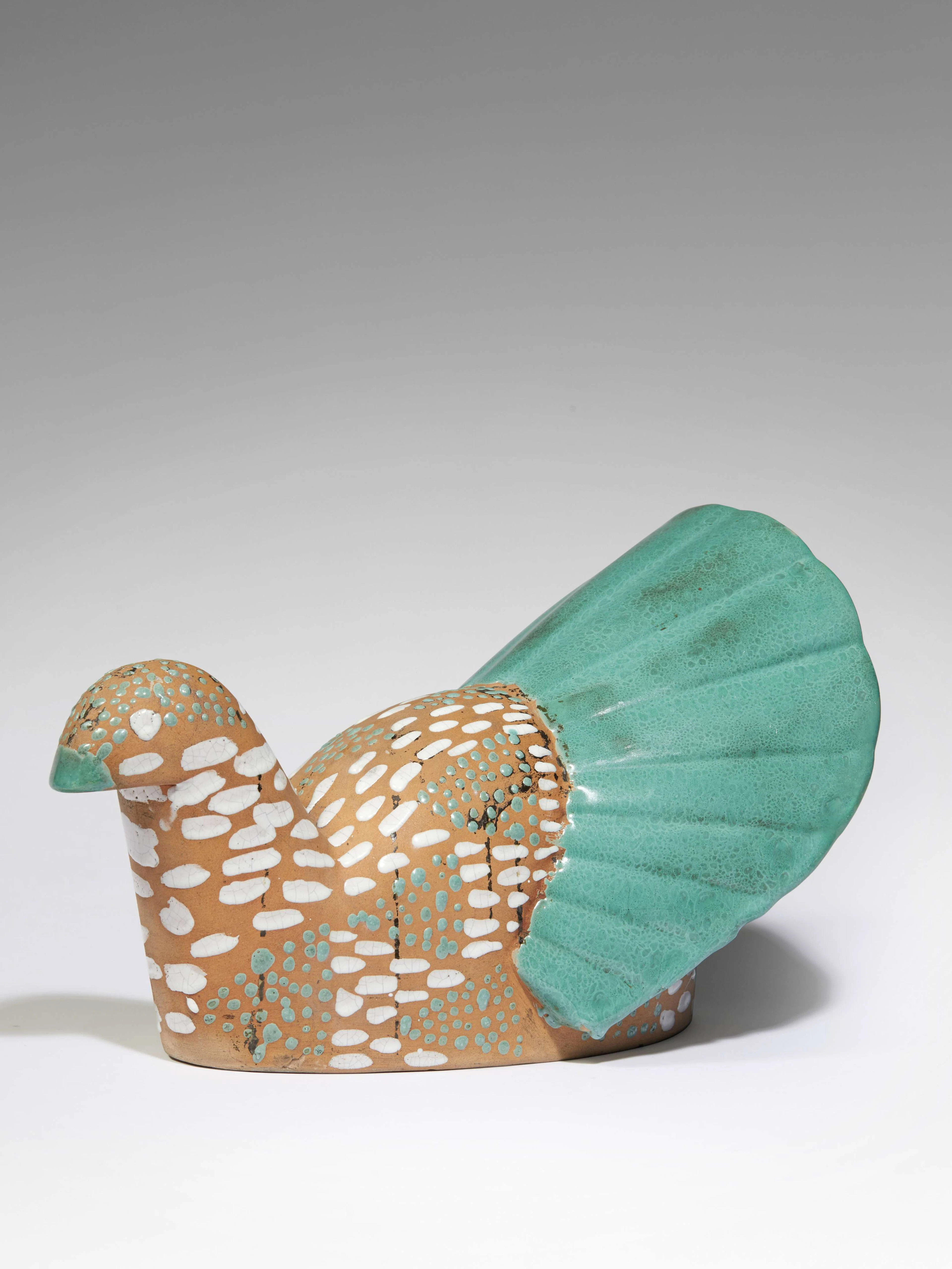 PRIMAVERA & CAB (Céramiques d'Art de Bordeaux) "Poule faisane" - 1927