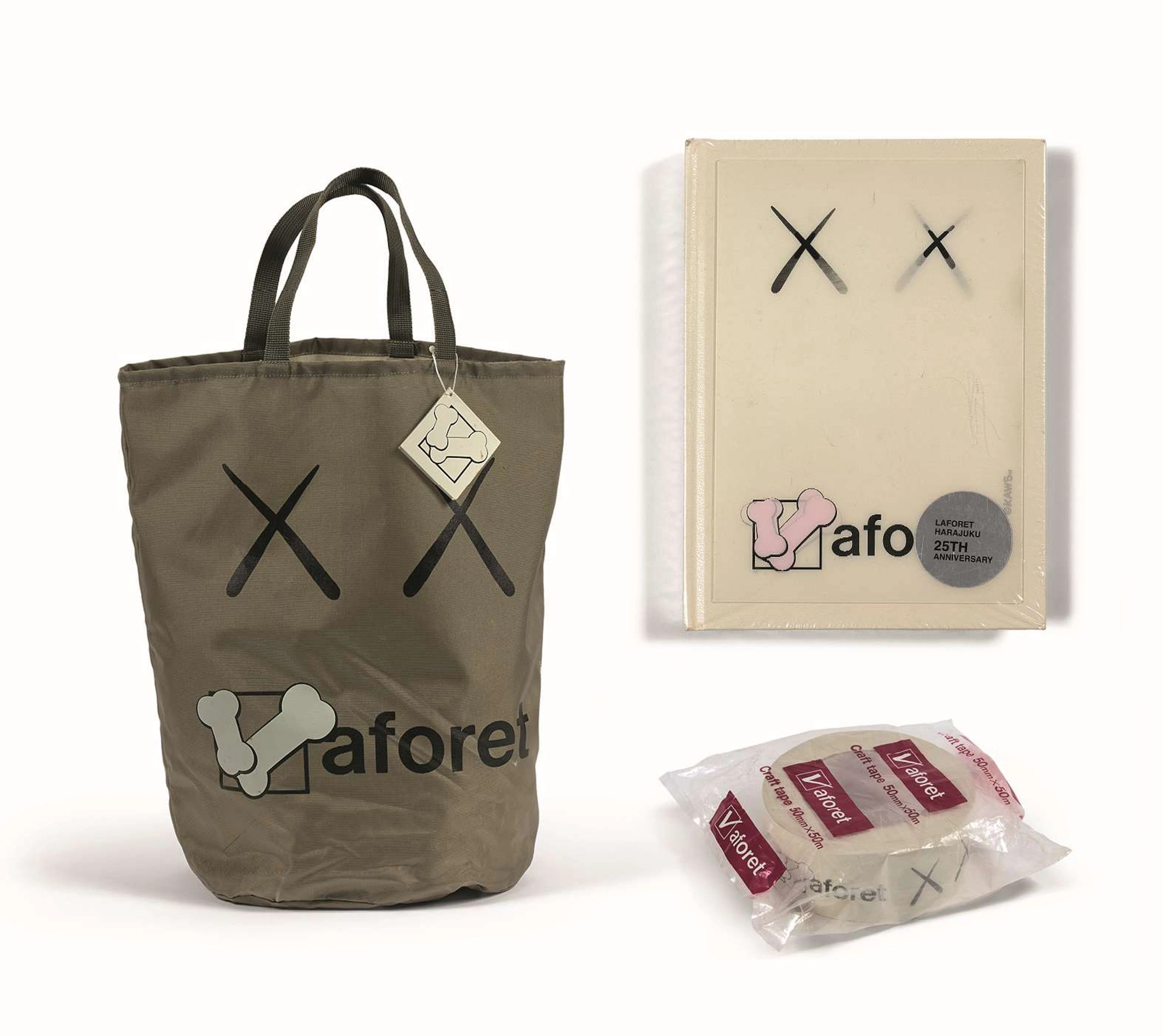KAWS x LAFORET Shopping Tote Bag Nylon