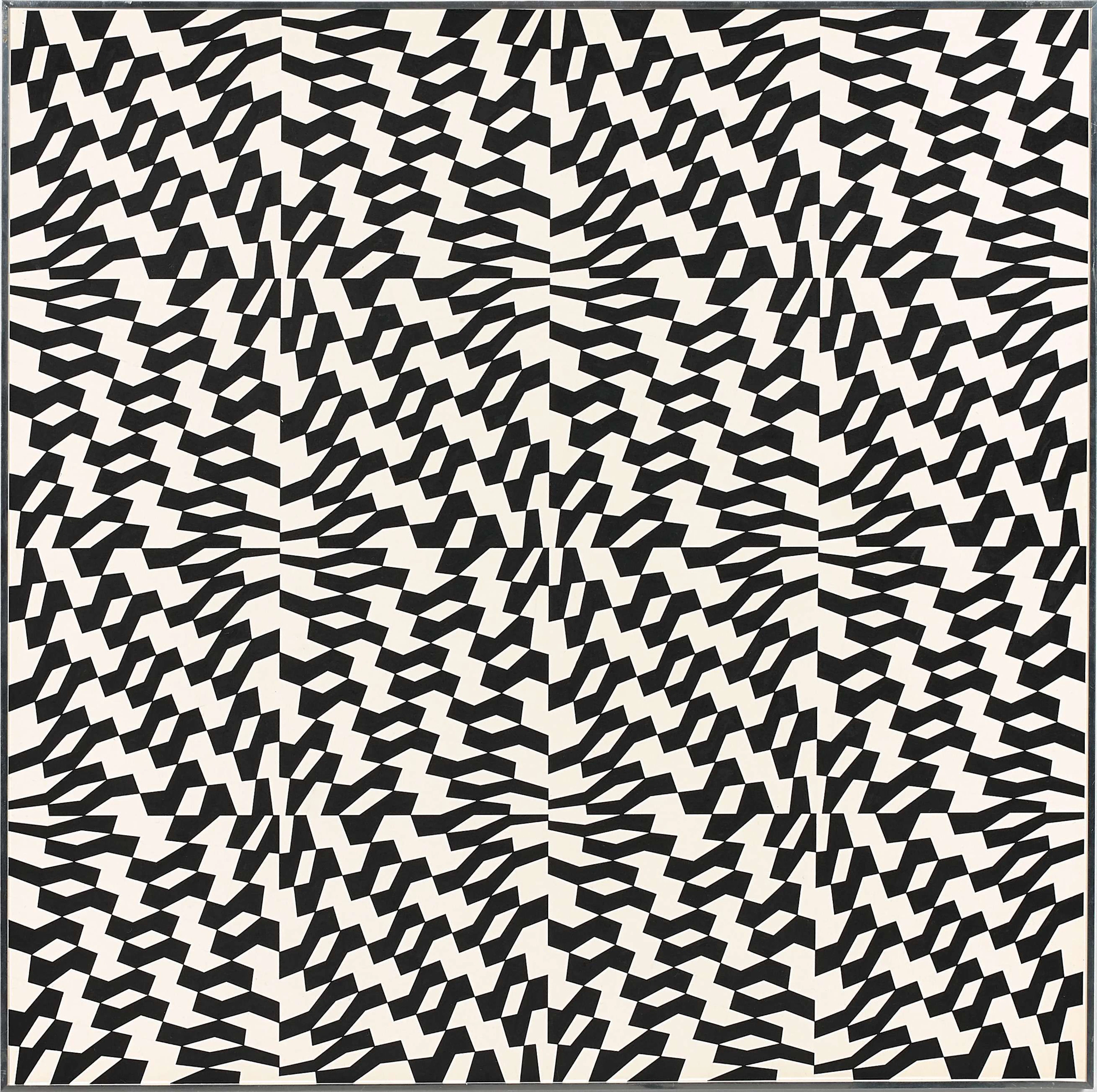 Franco GRIGNANI (1908 - 1999) 59/A - 1961 Technique mixte...